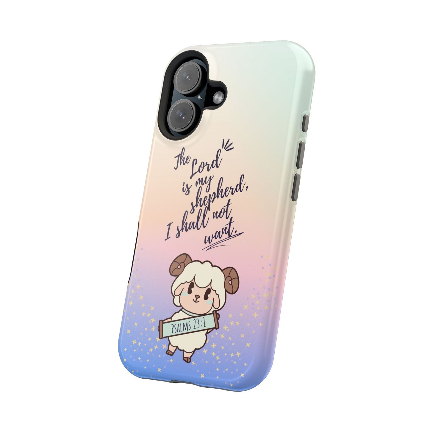 Psalm 23:1 Kawaii Sheep - MagSafe iPhone Case - BOGO Cases
