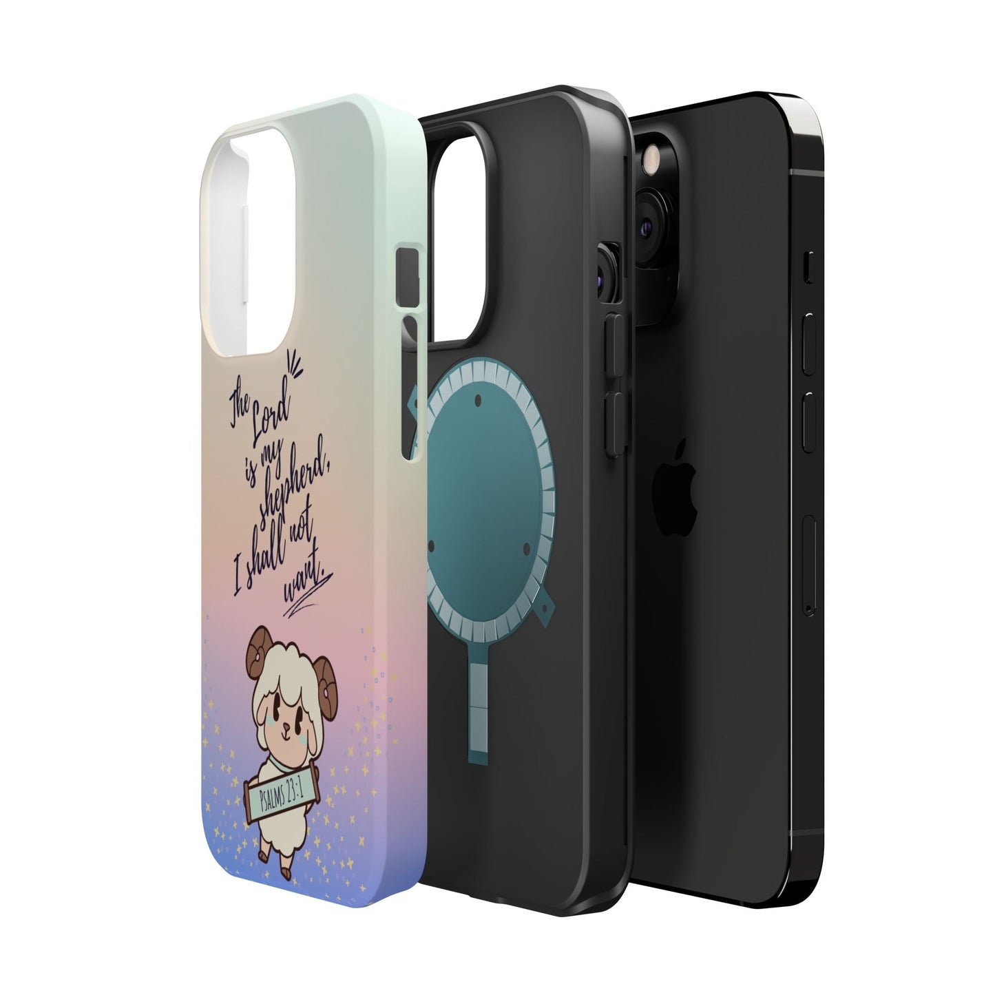 Psalm 23:1 Kawaii Sheep - MagSafe iPhone Case - BOGO Cases