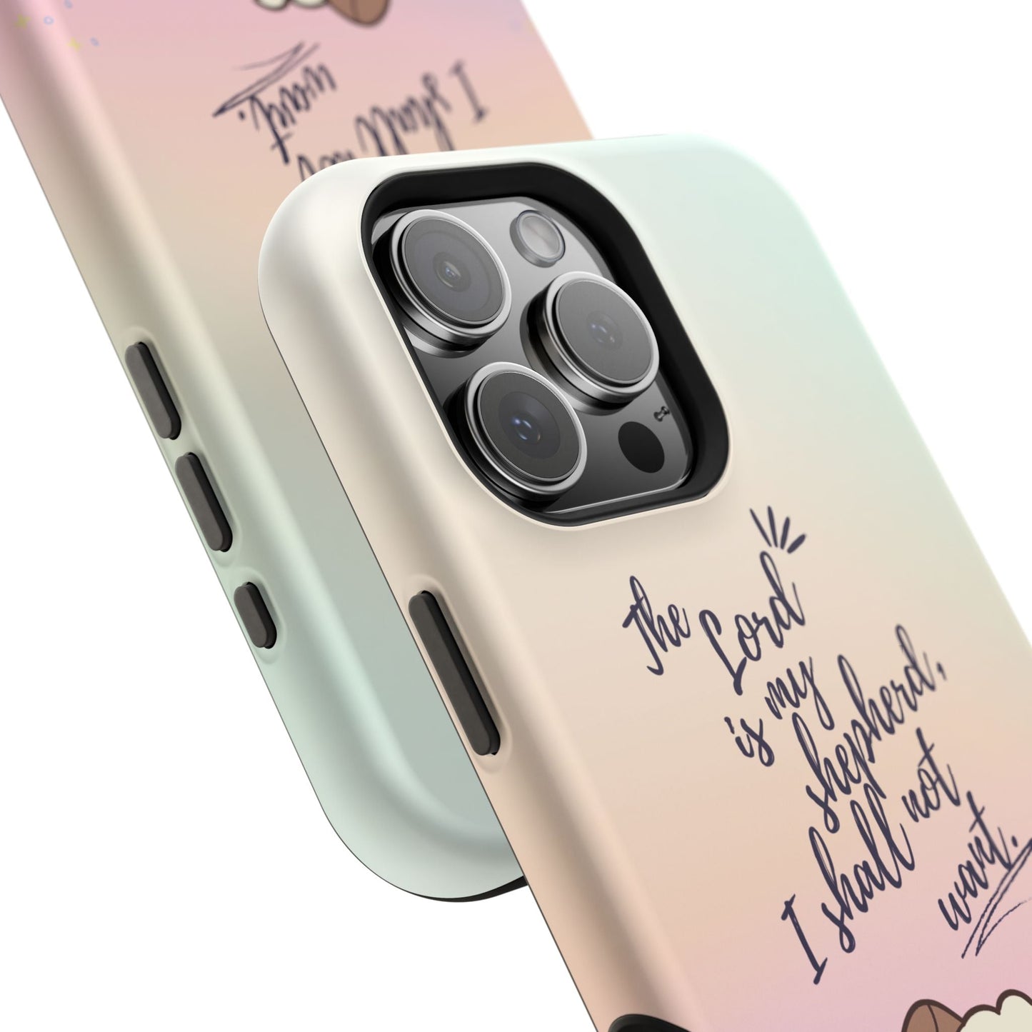 Psalm 23:1 Kawaii Sheep - MagSafe iPhone Case - BOGO Cases