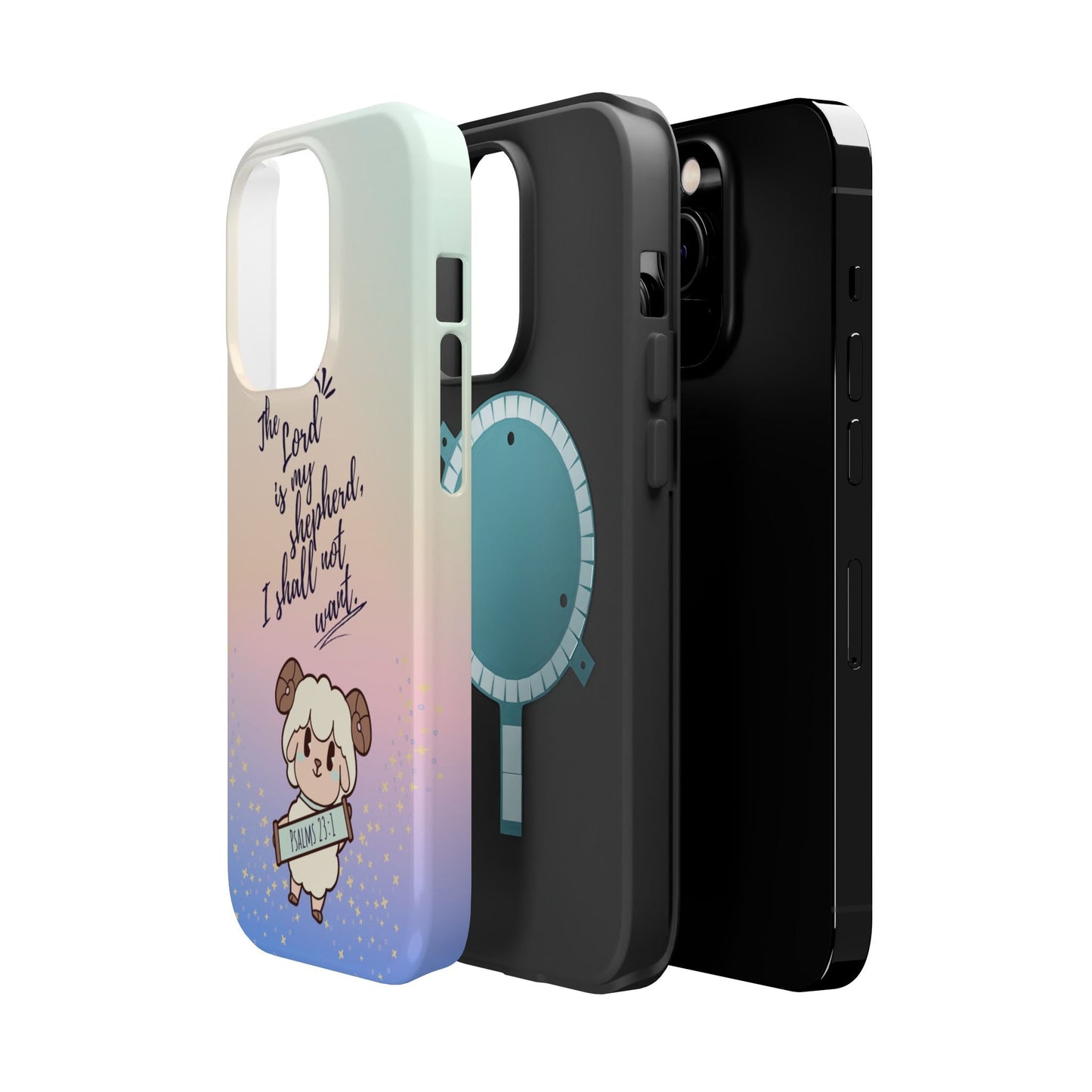 Psalm 23:1 Kawaii Sheep - MagSafe iPhone Case - BOGO Cases