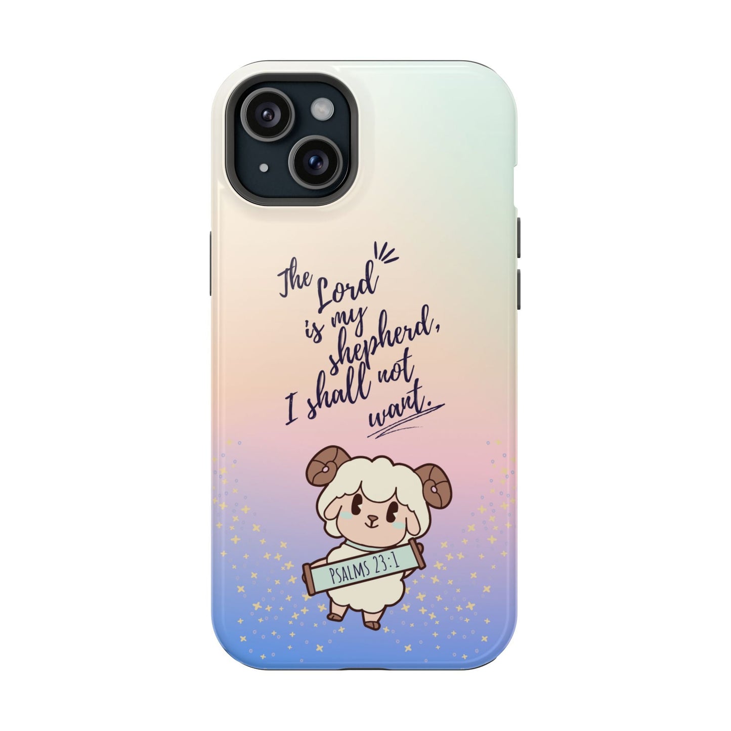 Psalm 23:1 Kawaii Sheep - MagSafe iPhone Case - BOGO Cases