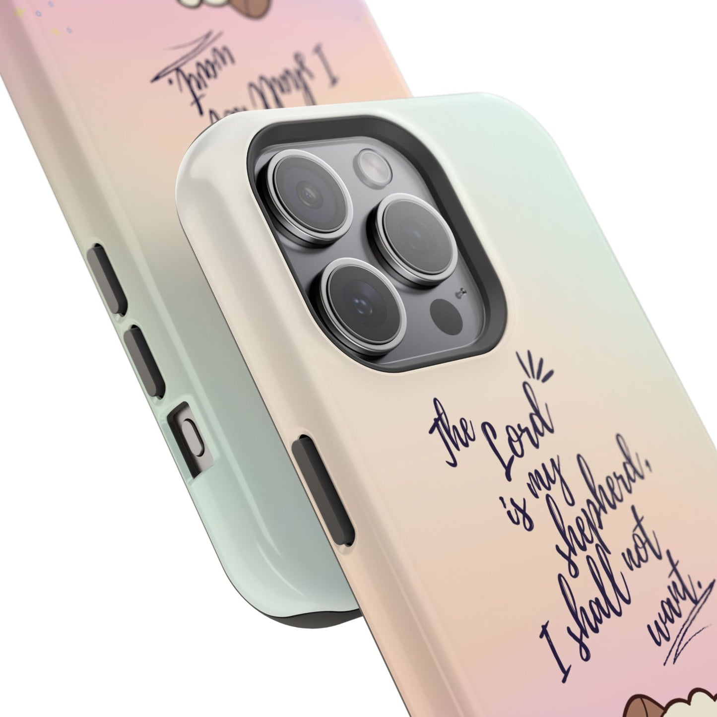 Psalm 23:1 Kawaii Sheep - MagSafe iPhone Case - BOGO Cases