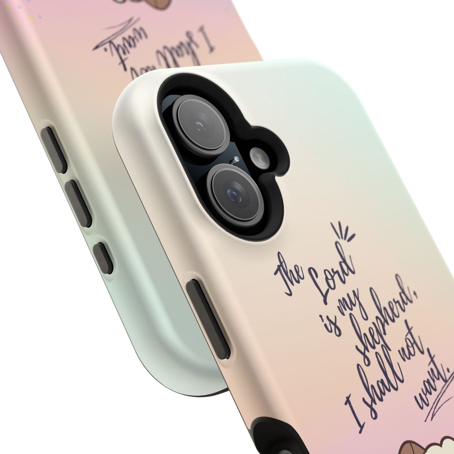 Psalm 23:1 Kawaii Sheep - MagSafe iPhone Case - BOGO Cases