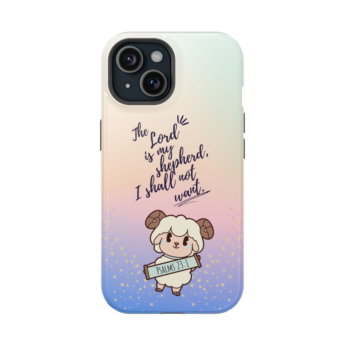 Psalm 23:1 Kawaii Sheep - MagSafe iPhone Case - BOGO Cases