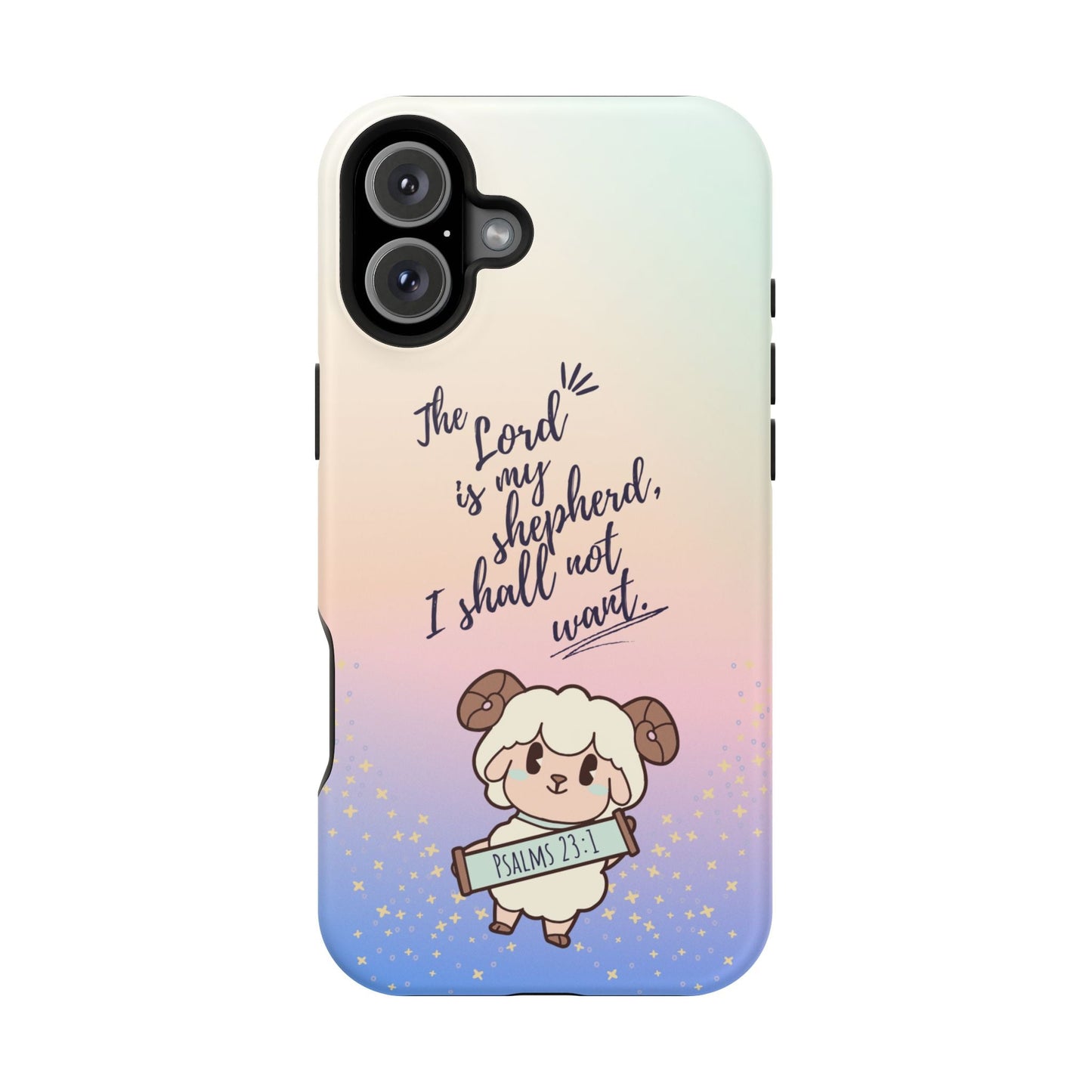 Psalm 23:1 Kawaii Sheep - MagSafe iPhone Case - BOGO Cases