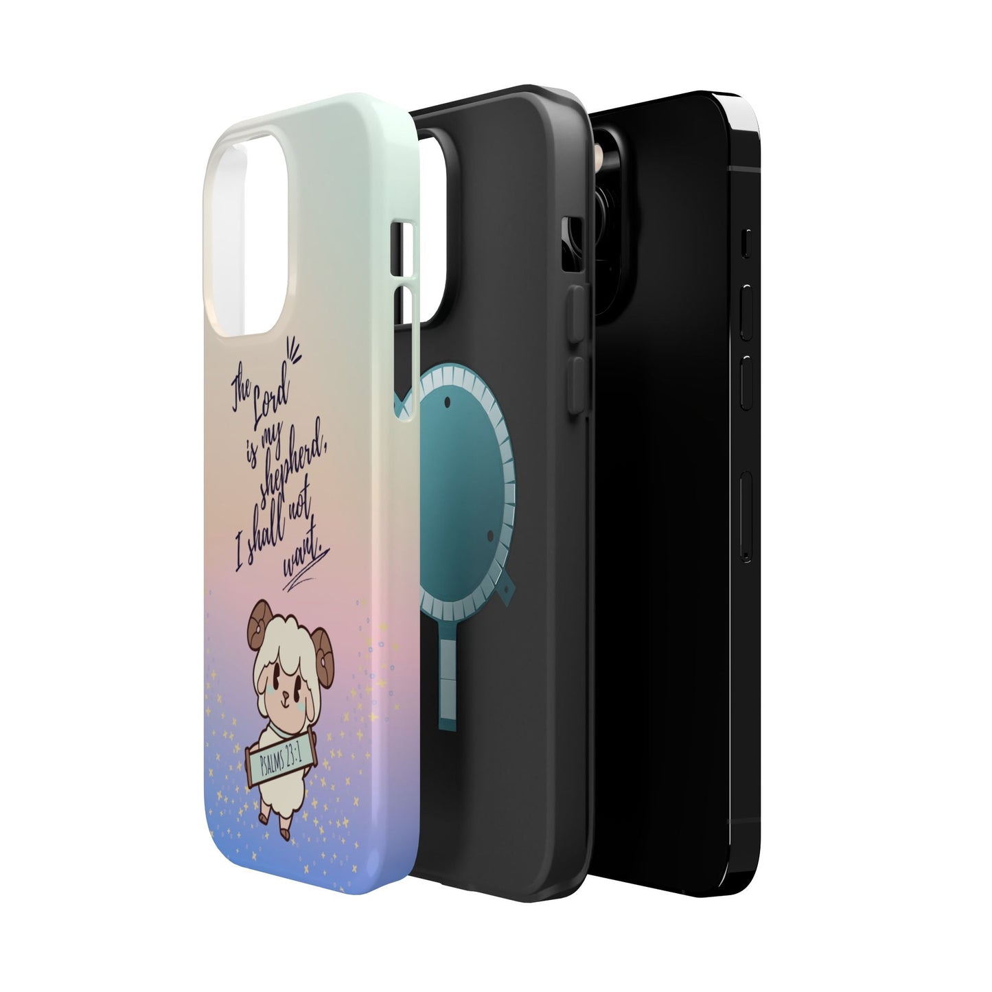 Psalm 23:1 Kawaii Sheep - MagSafe iPhone Case - BOGO Cases