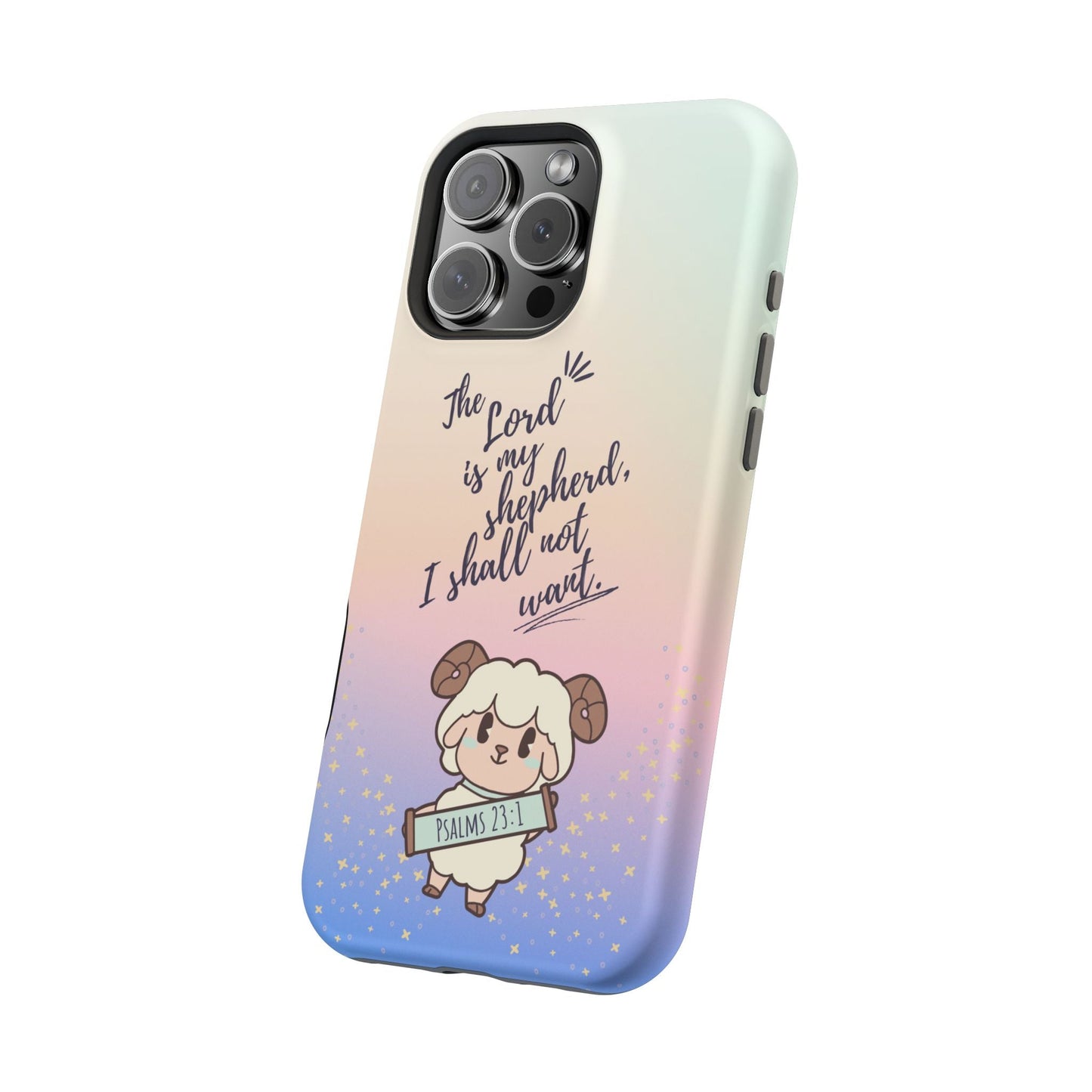 Psalm 23:1 Kawaii Sheep - MagSafe iPhone Case - BOGO Cases