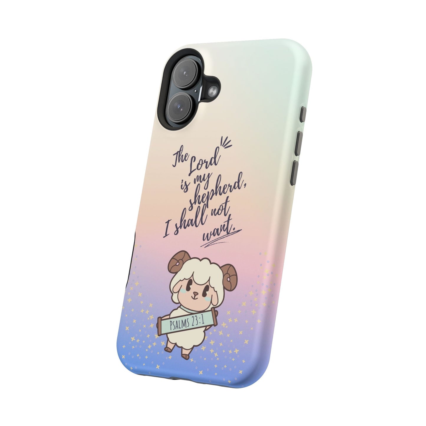 Psalm 23:1 Kawaii Sheep - MagSafe iPhone Case - BOGO Cases