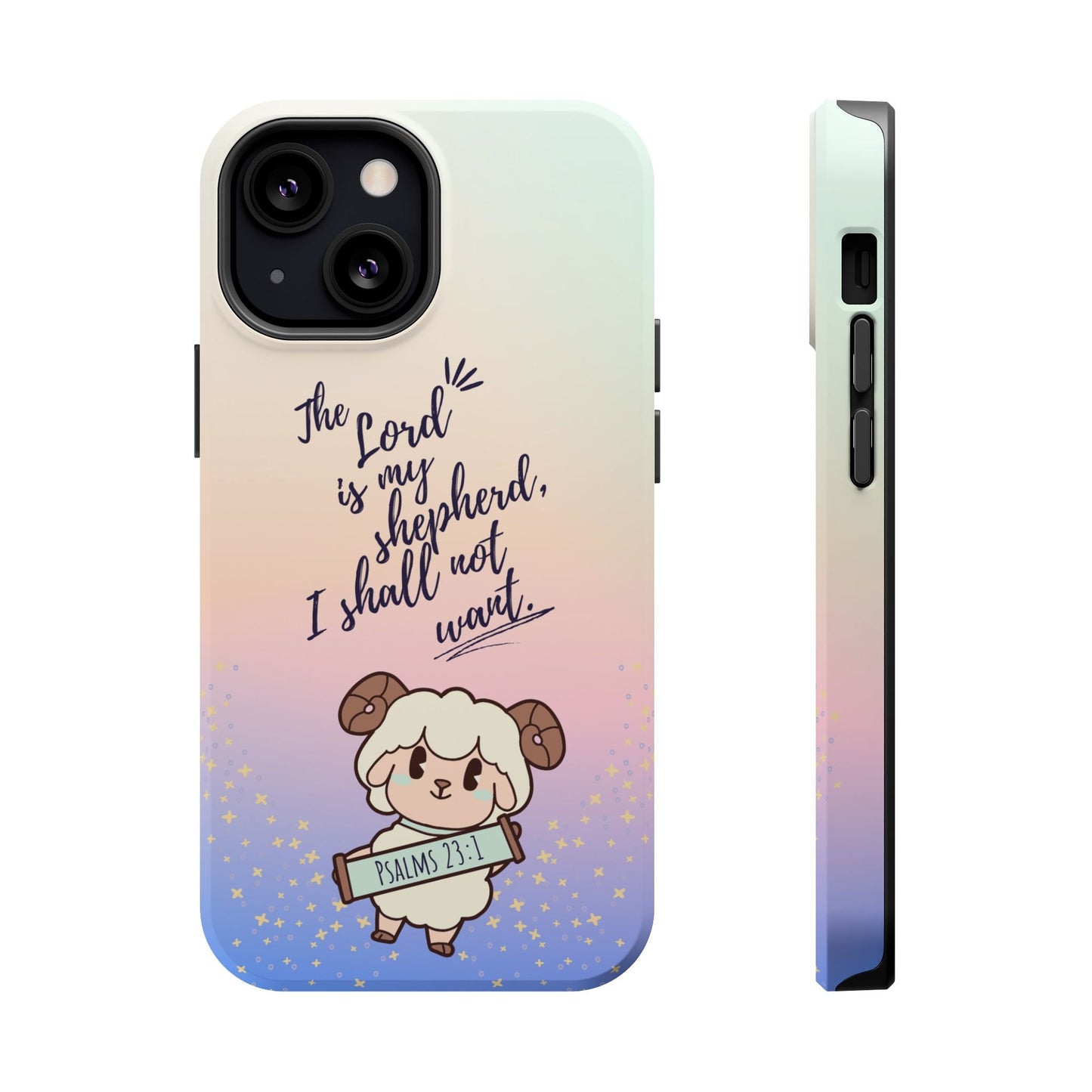 Psalm 23:1 Kawaii Sheep - MagSafe iPhone Case - BOGO Cases