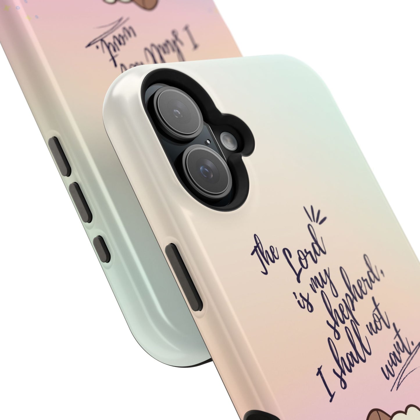 Psalm 23:1 Kawaii Sheep - MagSafe iPhone Case - BOGO Cases