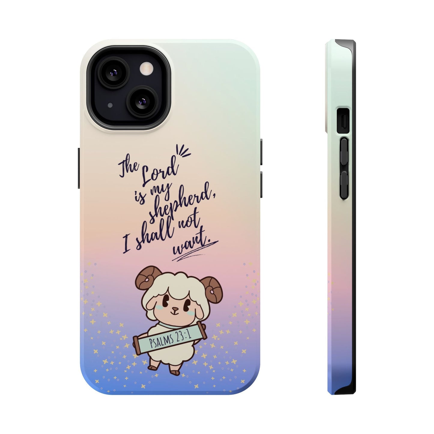 Psalm 23:1 Kawaii Sheep - MagSafe iPhone Case - BOGO Cases