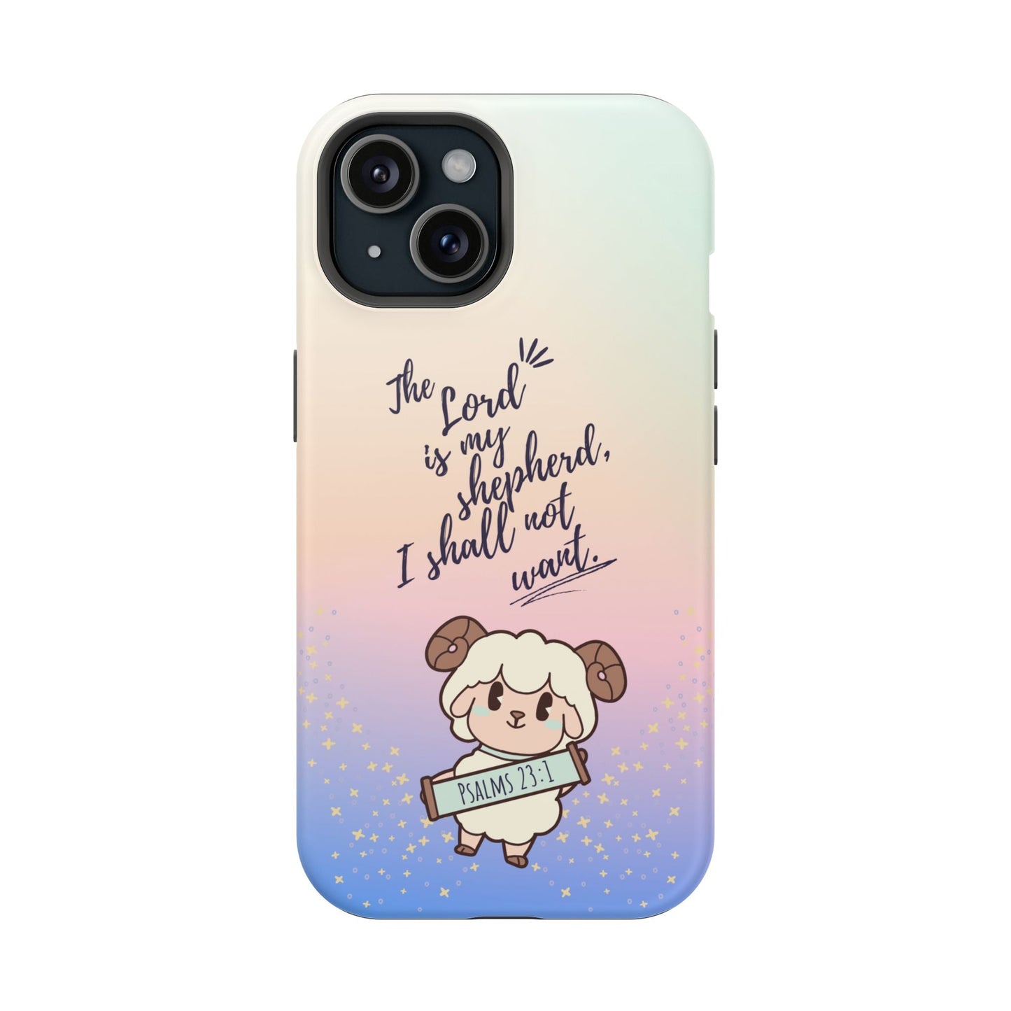 Psalm 23:1 Kawaii Sheep - MagSafe iPhone Case - BOGO Cases