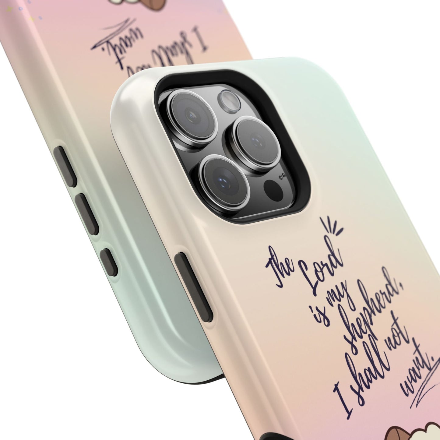 Psalm 23:1 Kawaii Sheep - MagSafe iPhone Case - BOGO Cases