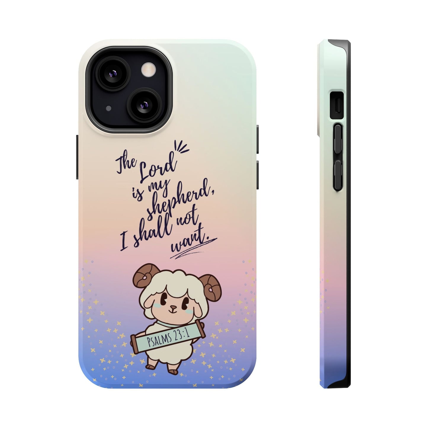 Psalm 23:1 Kawaii Sheep - MagSafe iPhone Case - BOGO Cases