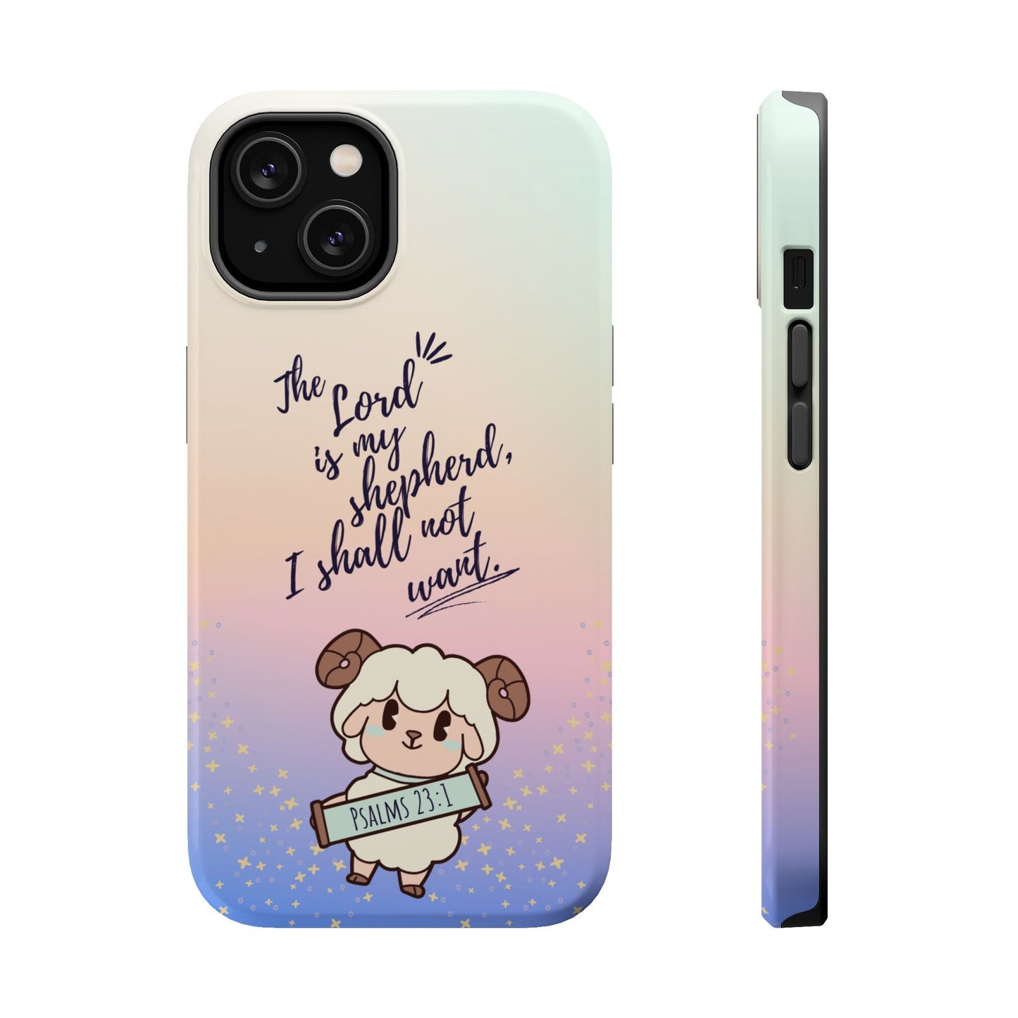 Psalm 23:1 Kawaii Sheep - MagSafe iPhone Case - BOGO Cases