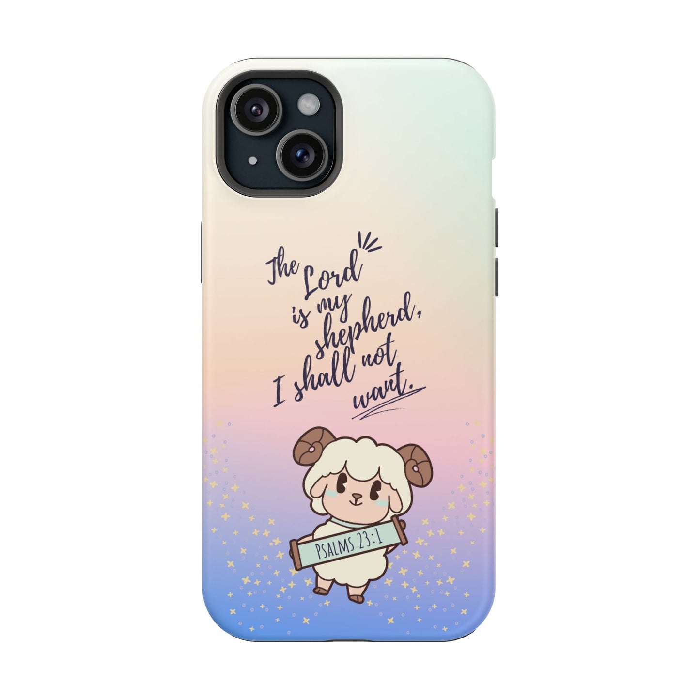Psalm 23:1 Kawaii Sheep - MagSafe iPhone Case - BOGO Cases
