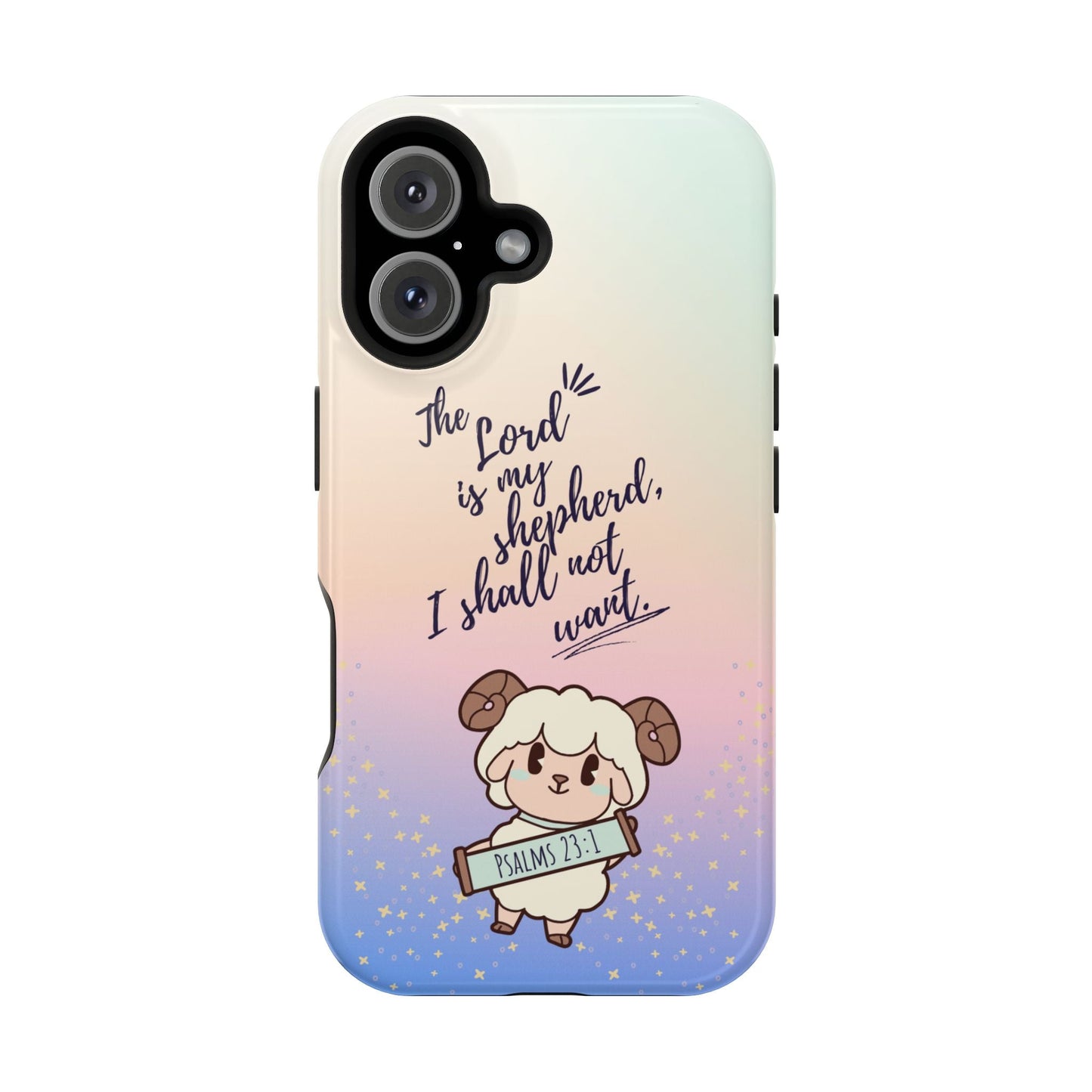 Psalm 23:1 Kawaii Sheep - MagSafe iPhone Case - BOGO Cases