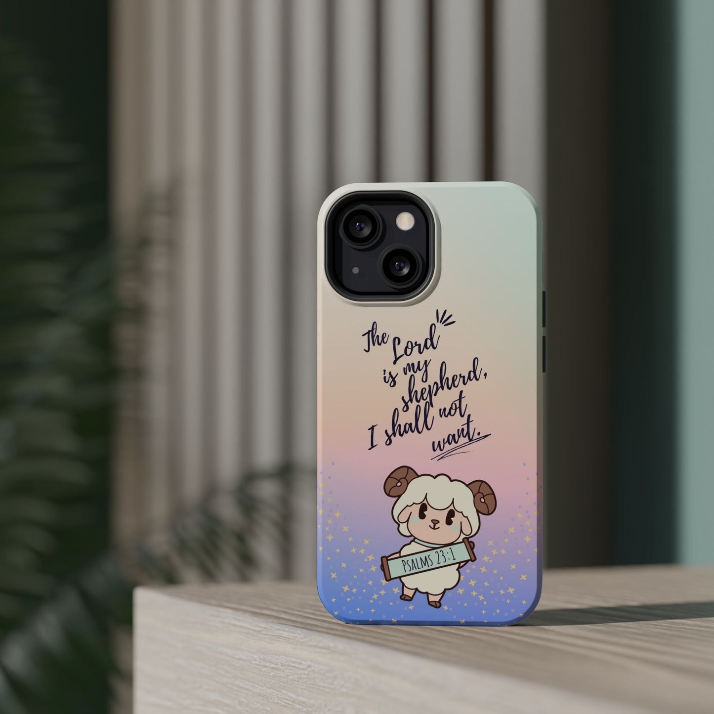 Psalm 23:1 Kawaii Sheep - MagSafe iPhone Case - BOGO Cases