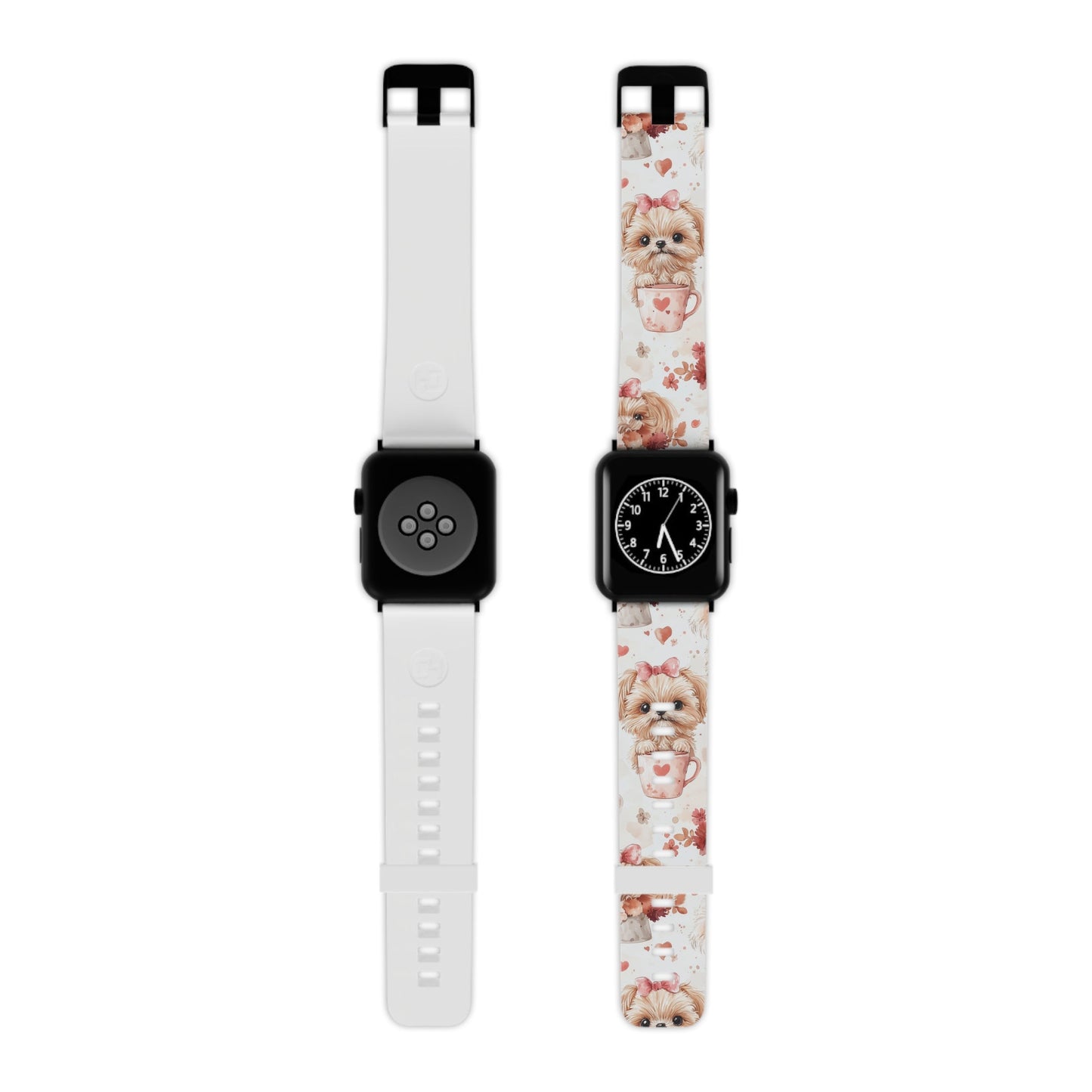 Puppies & Heart Mugs Apple Watch Band - BOGO Cases