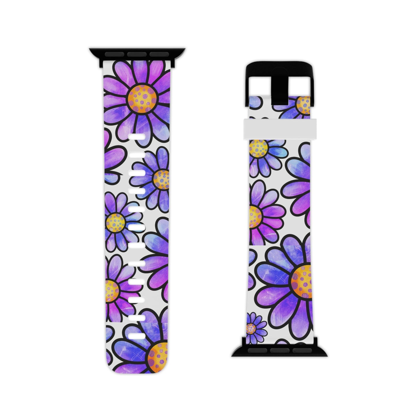 Purple Daisy Delight Apple Watch Band - BOGO Cases