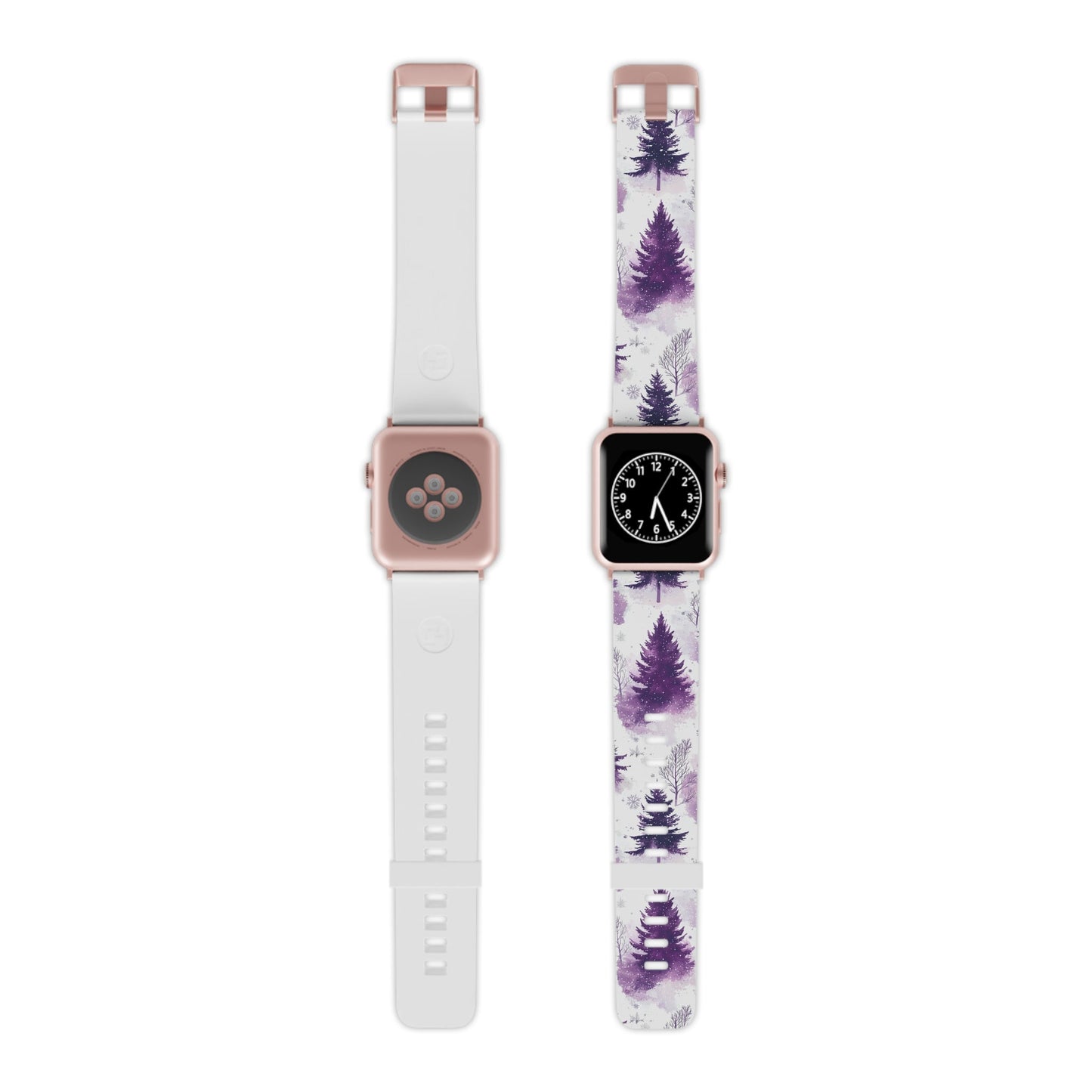 Purple Snowy Forest Apple Watch Band - BOGO Cases