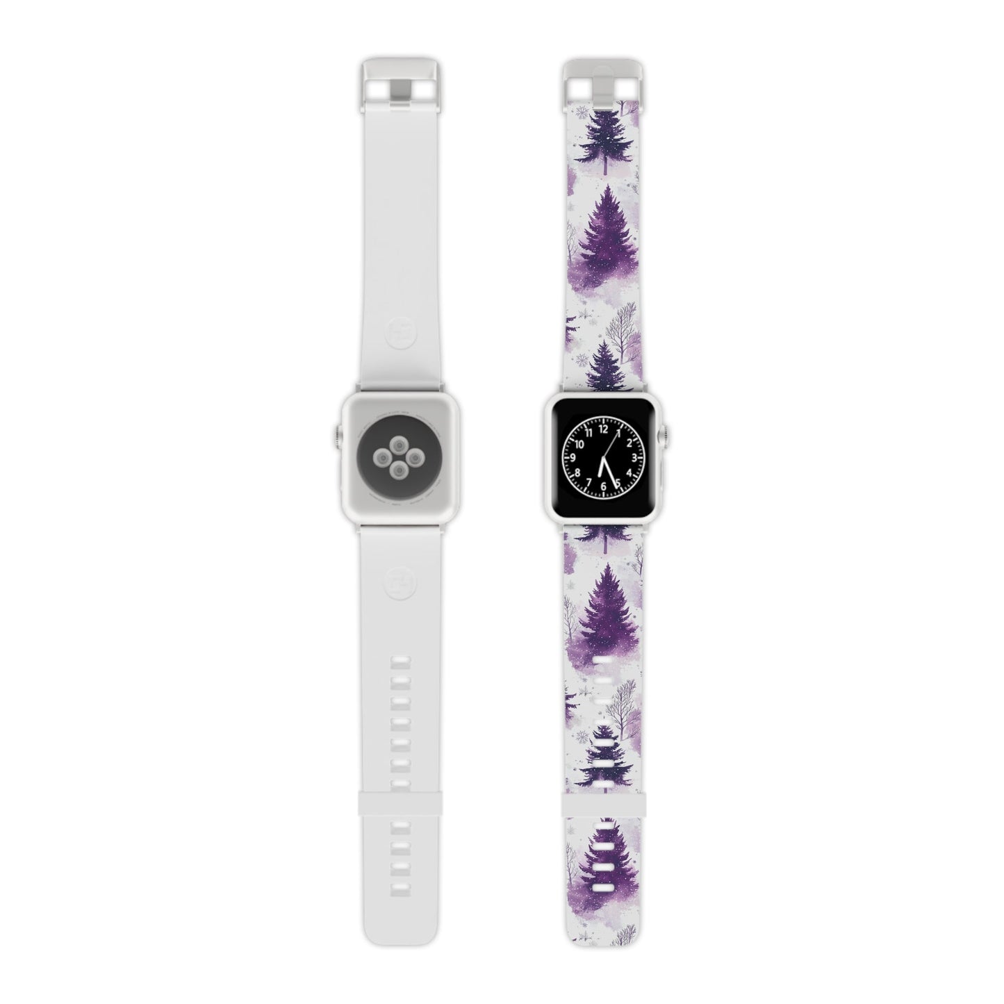 Purple Snowy Forest Apple Watch Band - BOGO Cases