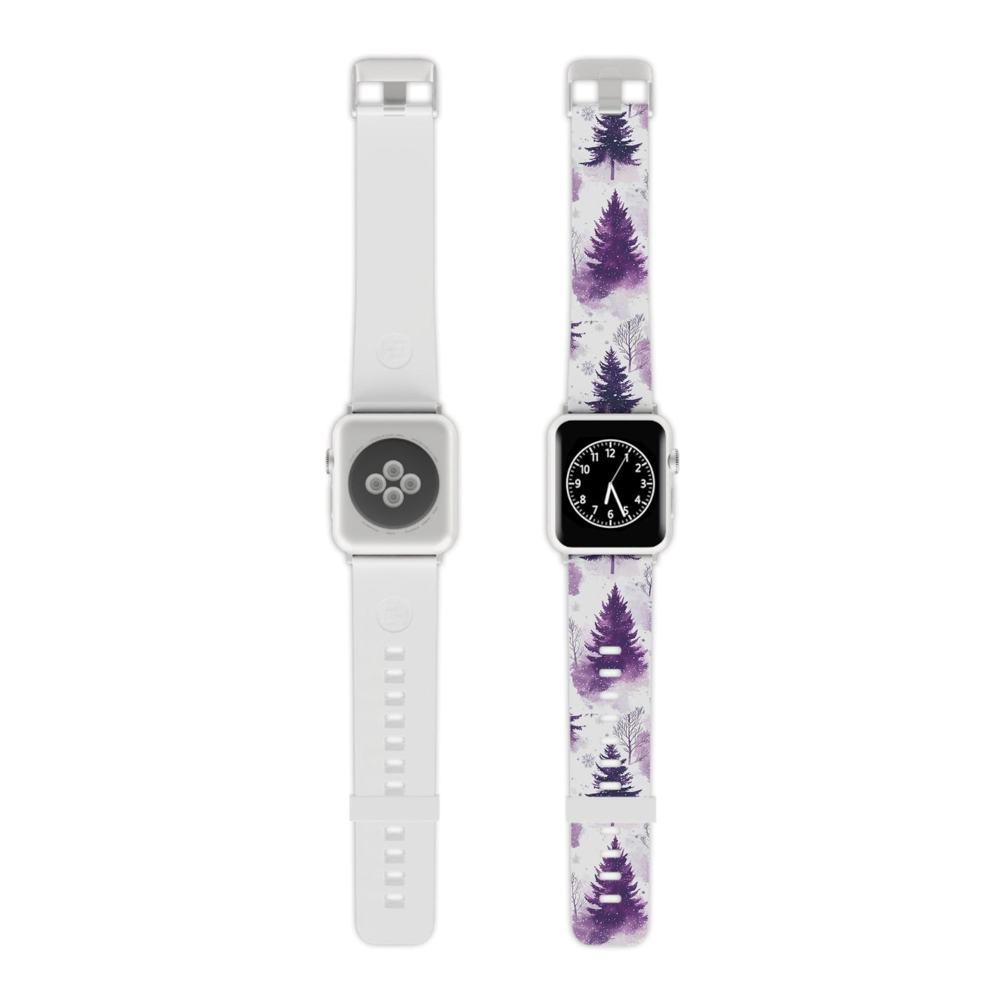Purple Snowy Forest Apple Watch Band - BOGO Cases