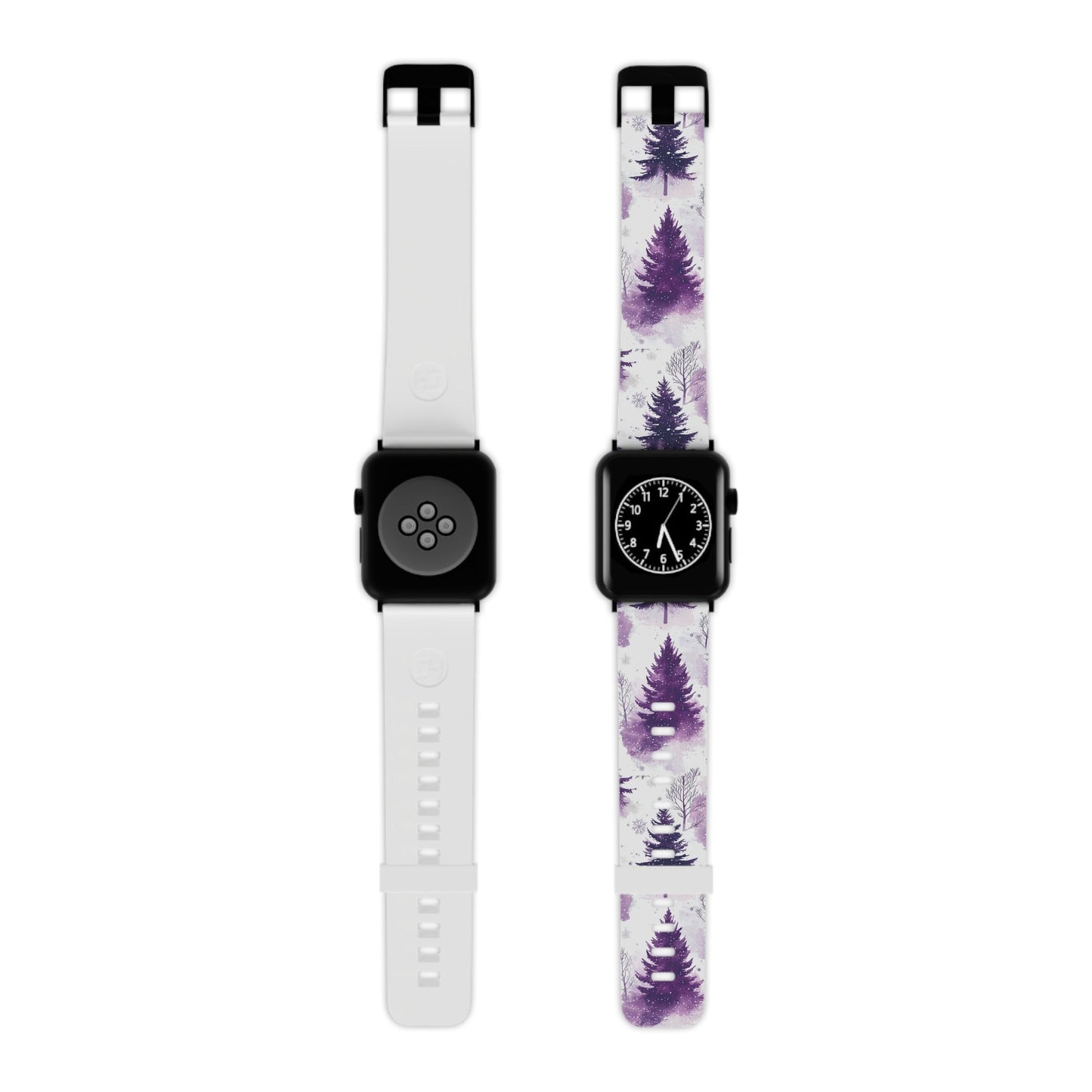 Purple Snowy Forest Apple Watch Band - BOGO Cases