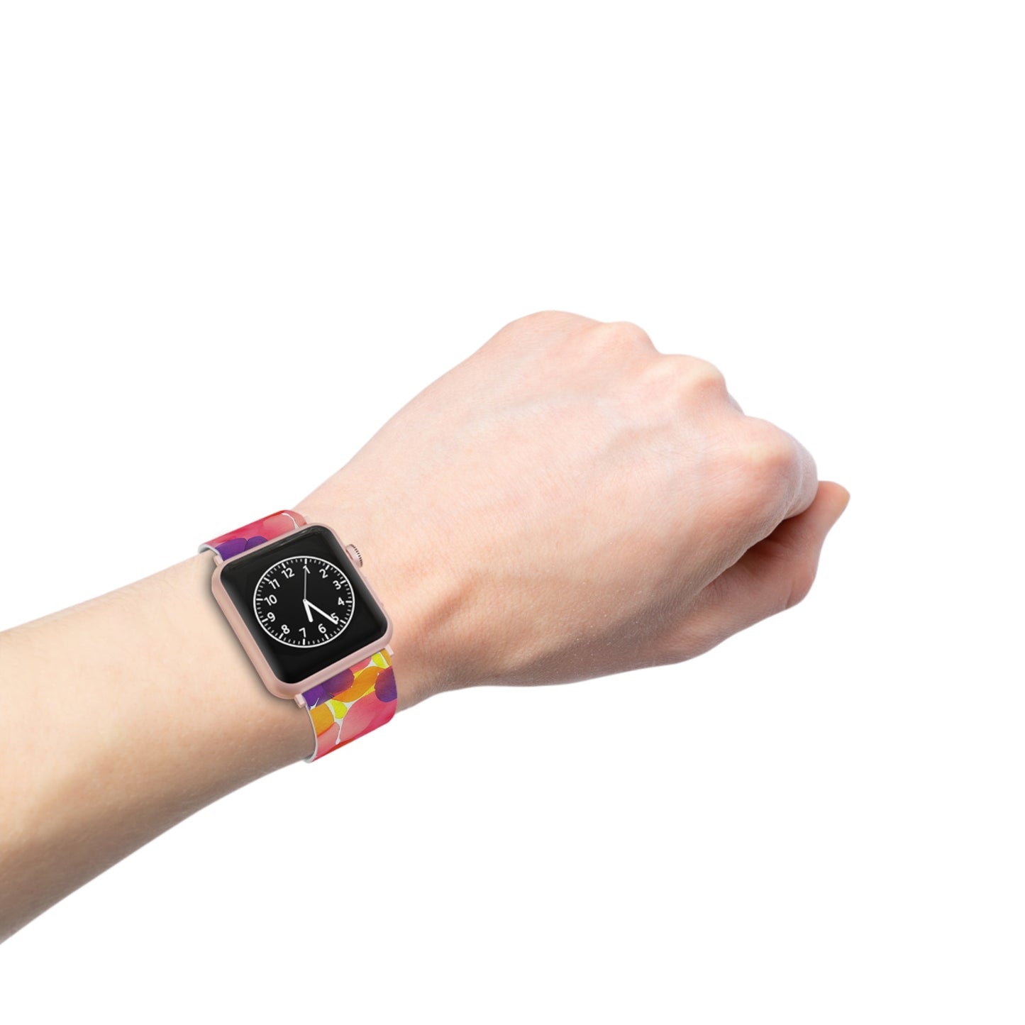 Rainbow Bloom Watercolor Apple Watch Band - BOGO Cases