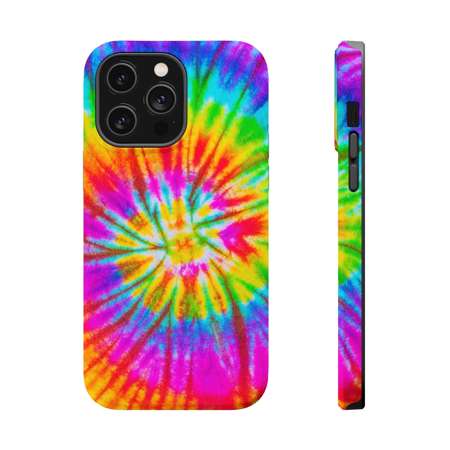 Rainbow Spiral Tie - Dye MagSafe Case – Vibrant Colors & Functionality - BOGO Cases