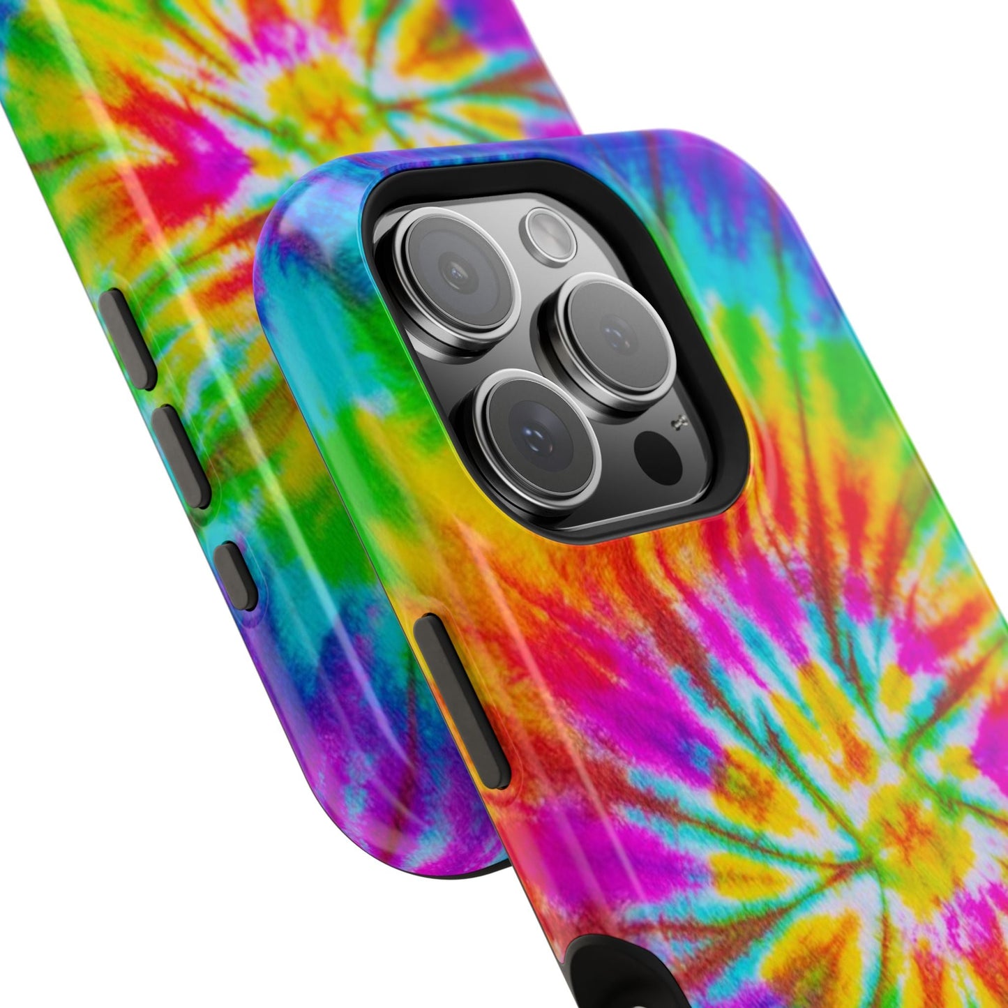 Rainbow Spiral Tie - Dye MagSafe Case – Vibrant Colors & Functionality - BOGO Cases