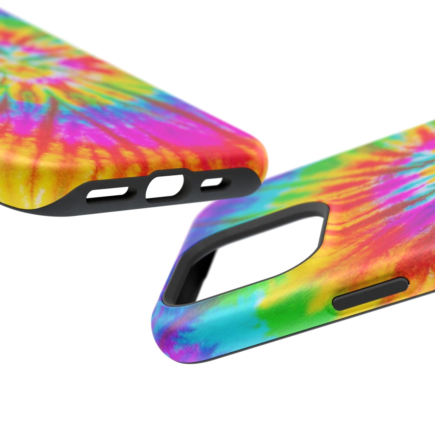Rainbow Spiral Tie - Dye MagSafe Case – Vibrant Colors & Functionality - BOGO Cases