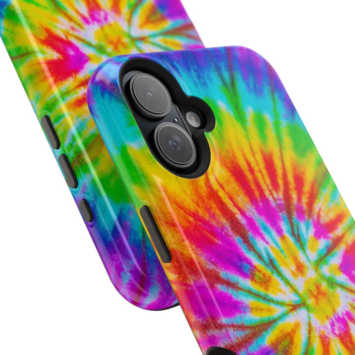 Rainbow Spiral Tie - Dye MagSafe Case – Vibrant Colors & Functionality - BOGO Cases
