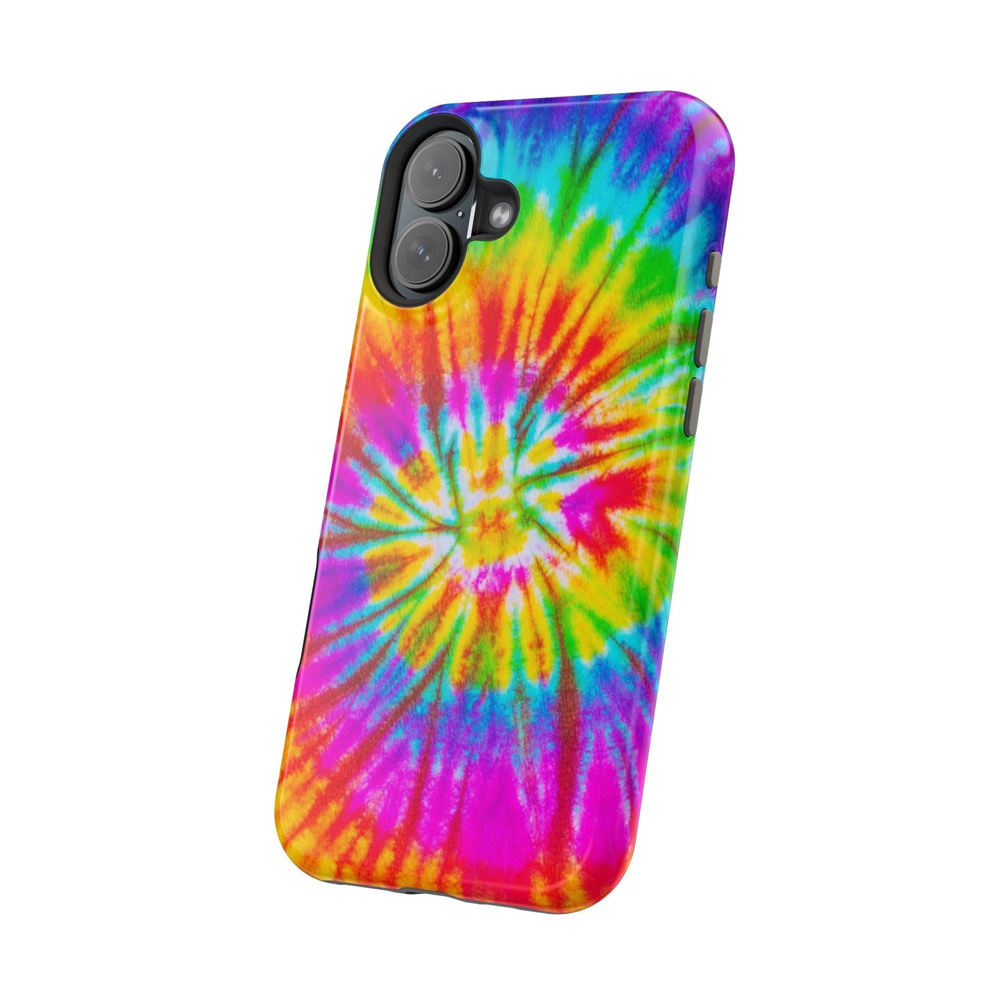 Rainbow Spiral Tie - Dye MagSafe Case – Vibrant Colors & Functionality - BOGO Cases