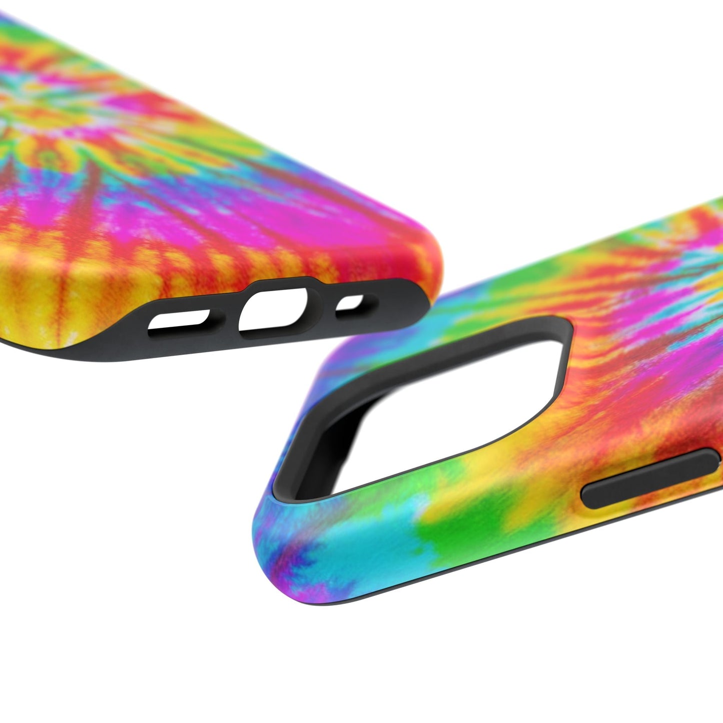 Rainbow Spiral Tie - Dye MagSafe Case – Vibrant Colors & Functionality - BOGO Cases