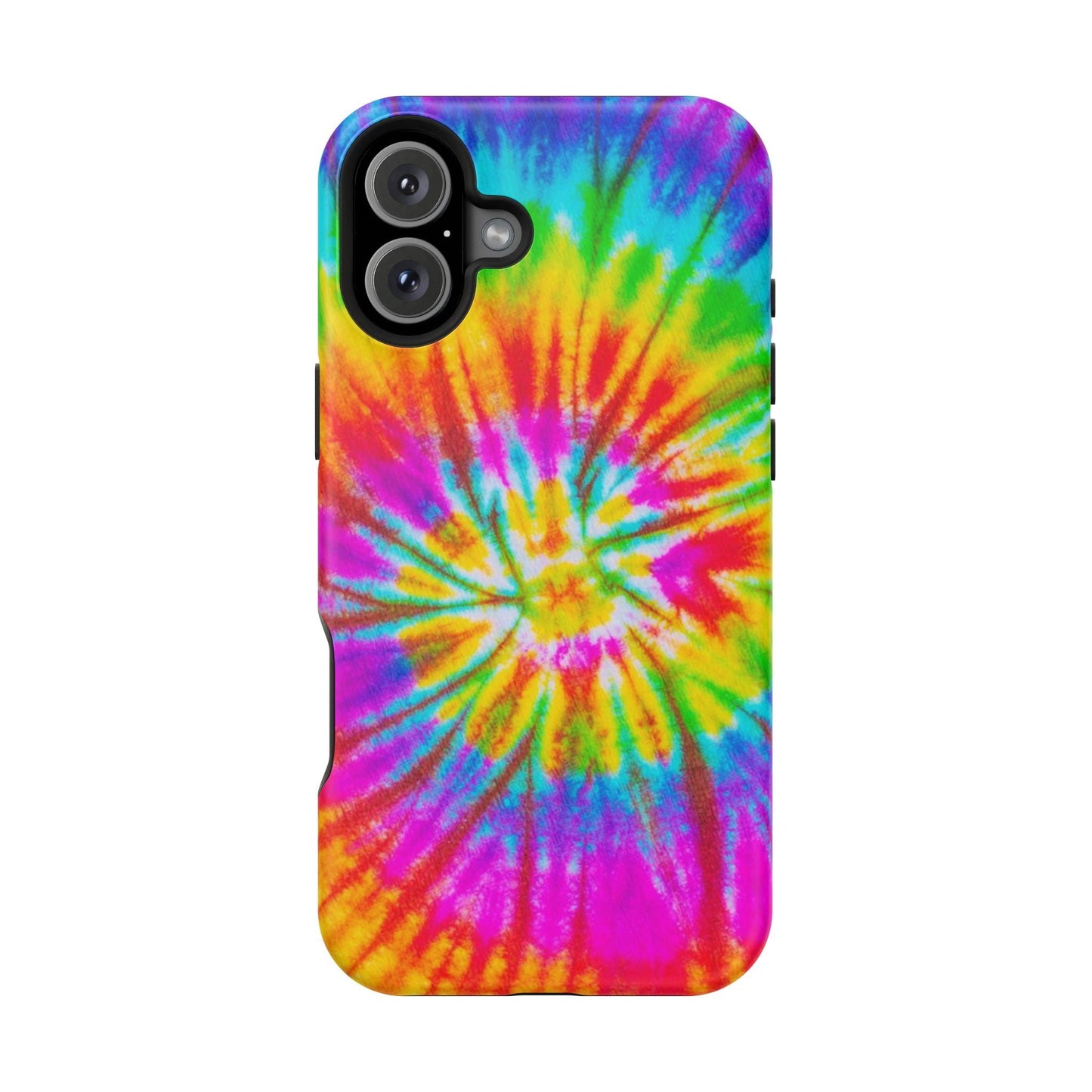 Rainbow Spiral Tie - Dye MagSafe Case – Vibrant Colors & Functionality - BOGO Cases