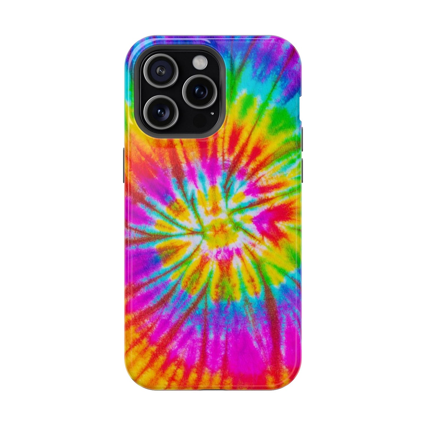 Rainbow Spiral Tie - Dye MagSafe Case – Vibrant Colors & Functionality - BOGO Cases