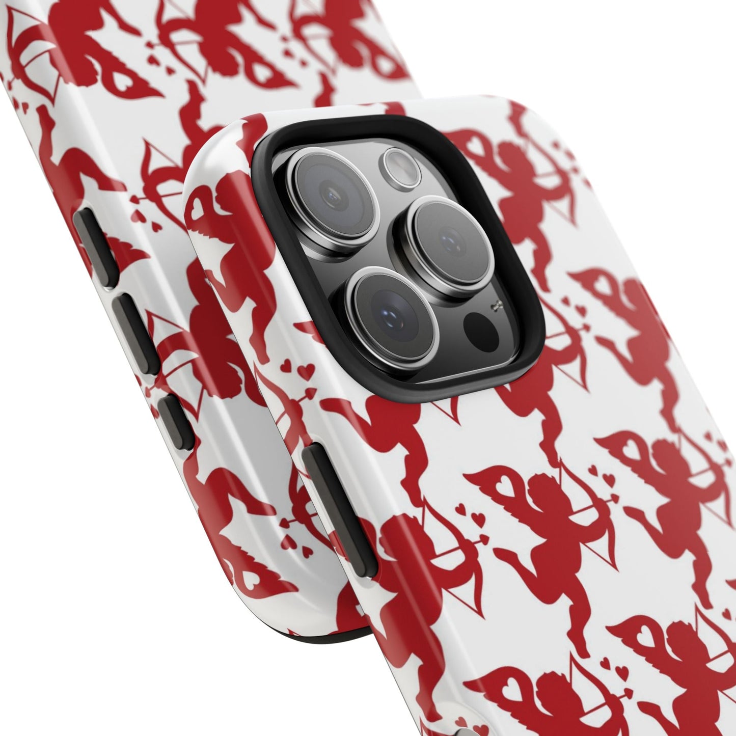 Red Cupid Love Pattern - iPhone Series Case - BOGO Cases
