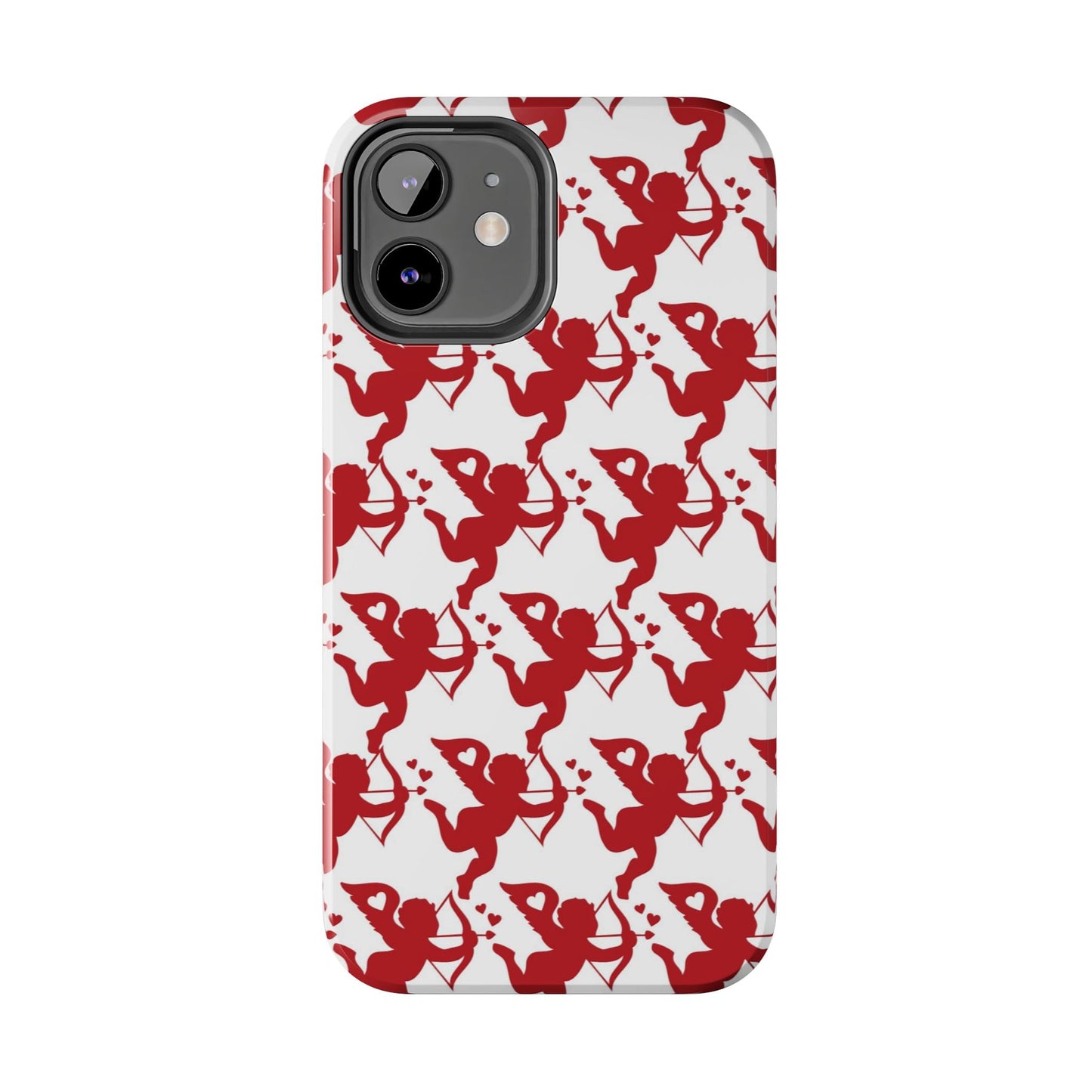 Red Cupid Love Pattern - iPhone Series Case - BOGO Cases