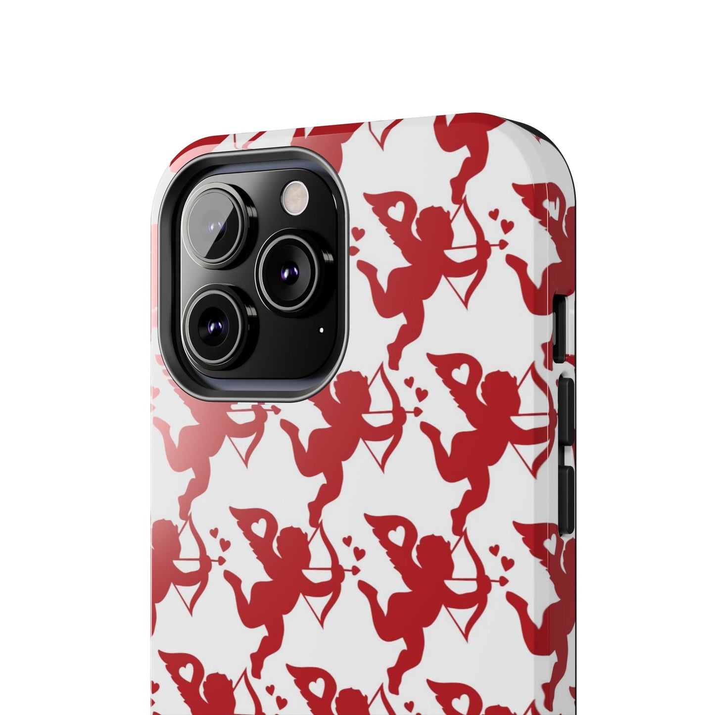 Red Cupid Love Pattern - iPhone Series Case - BOGO Cases