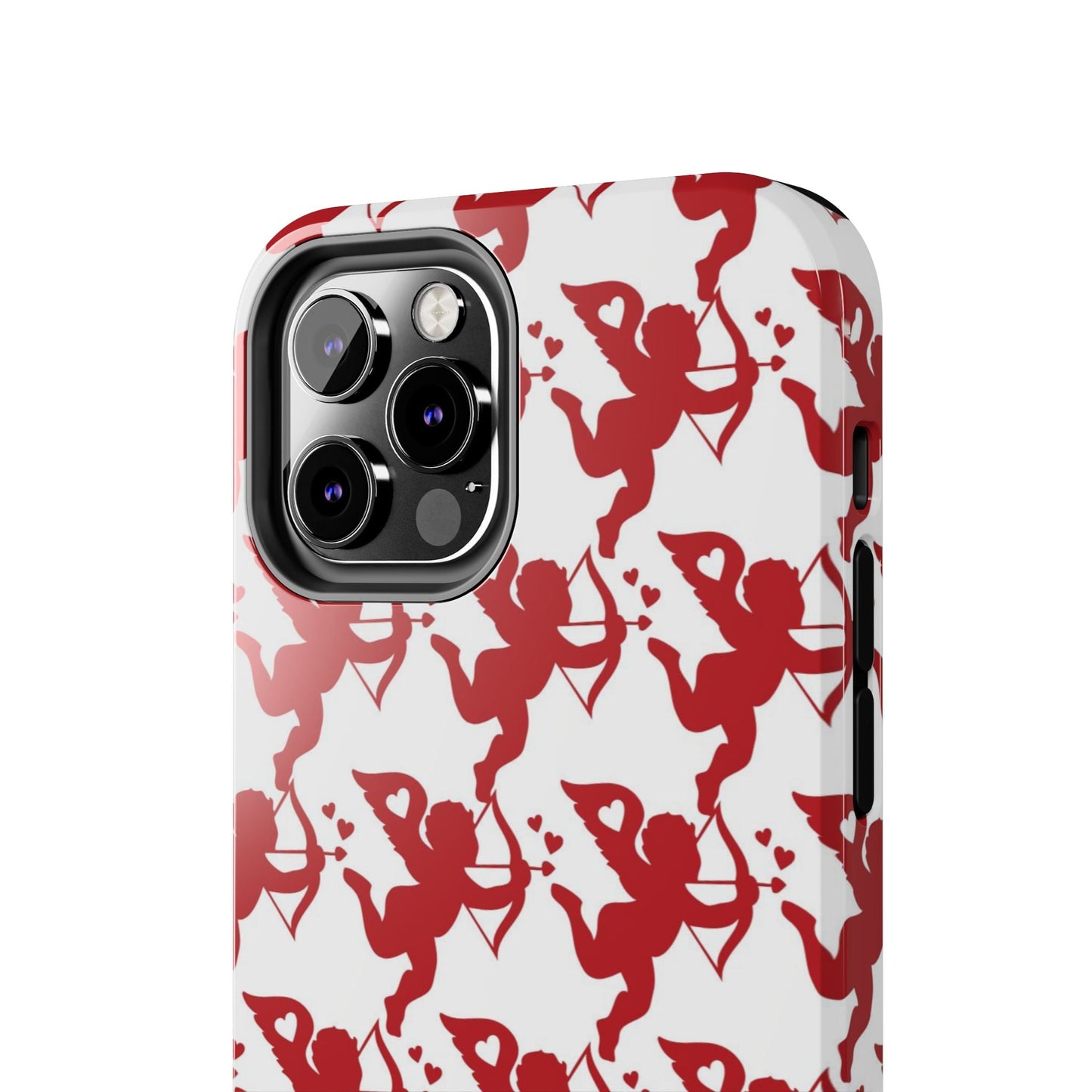 Red Cupid Love Pattern - iPhone Series Case - BOGO Cases