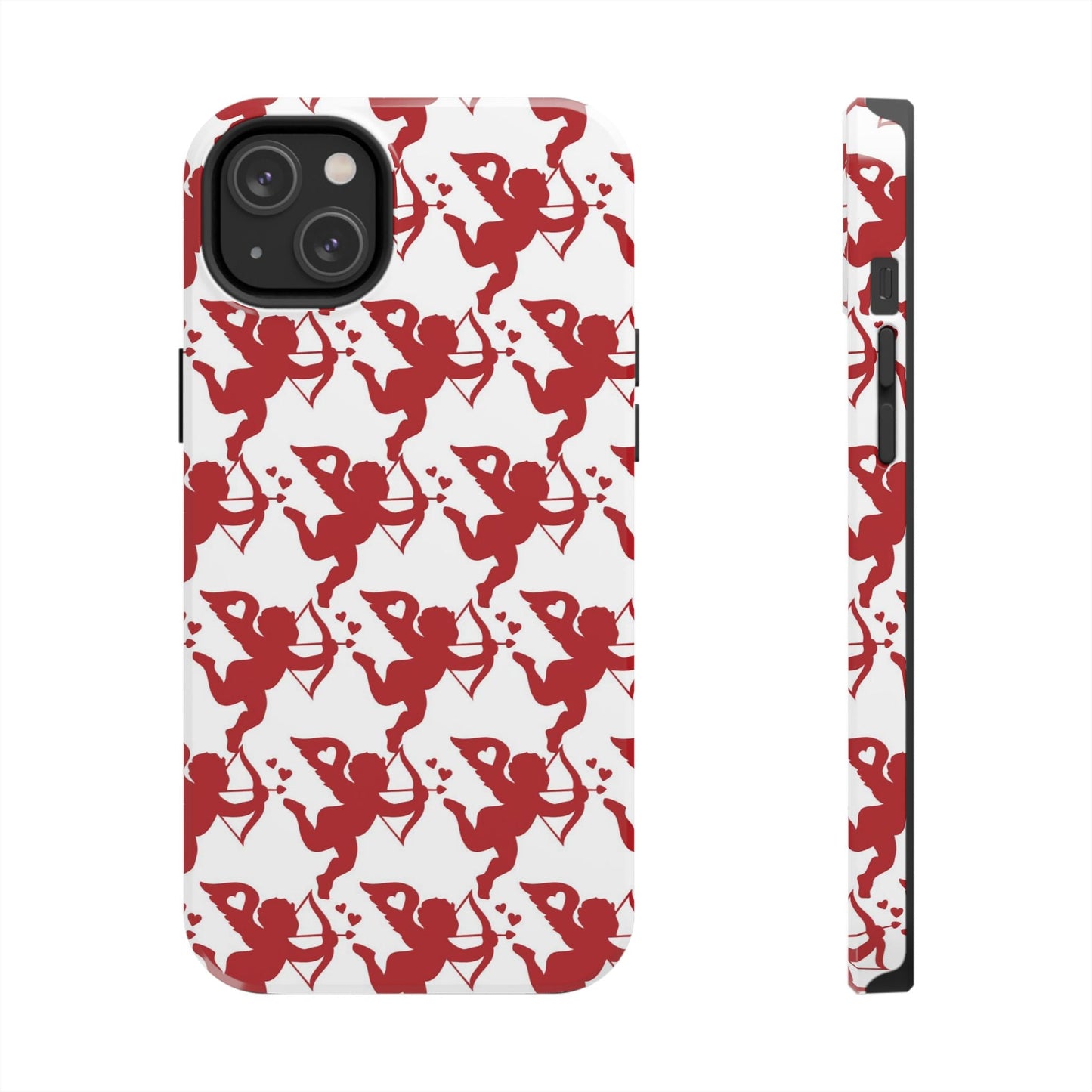 Red Cupid Love Pattern - iPhone Series Case - BOGO Cases