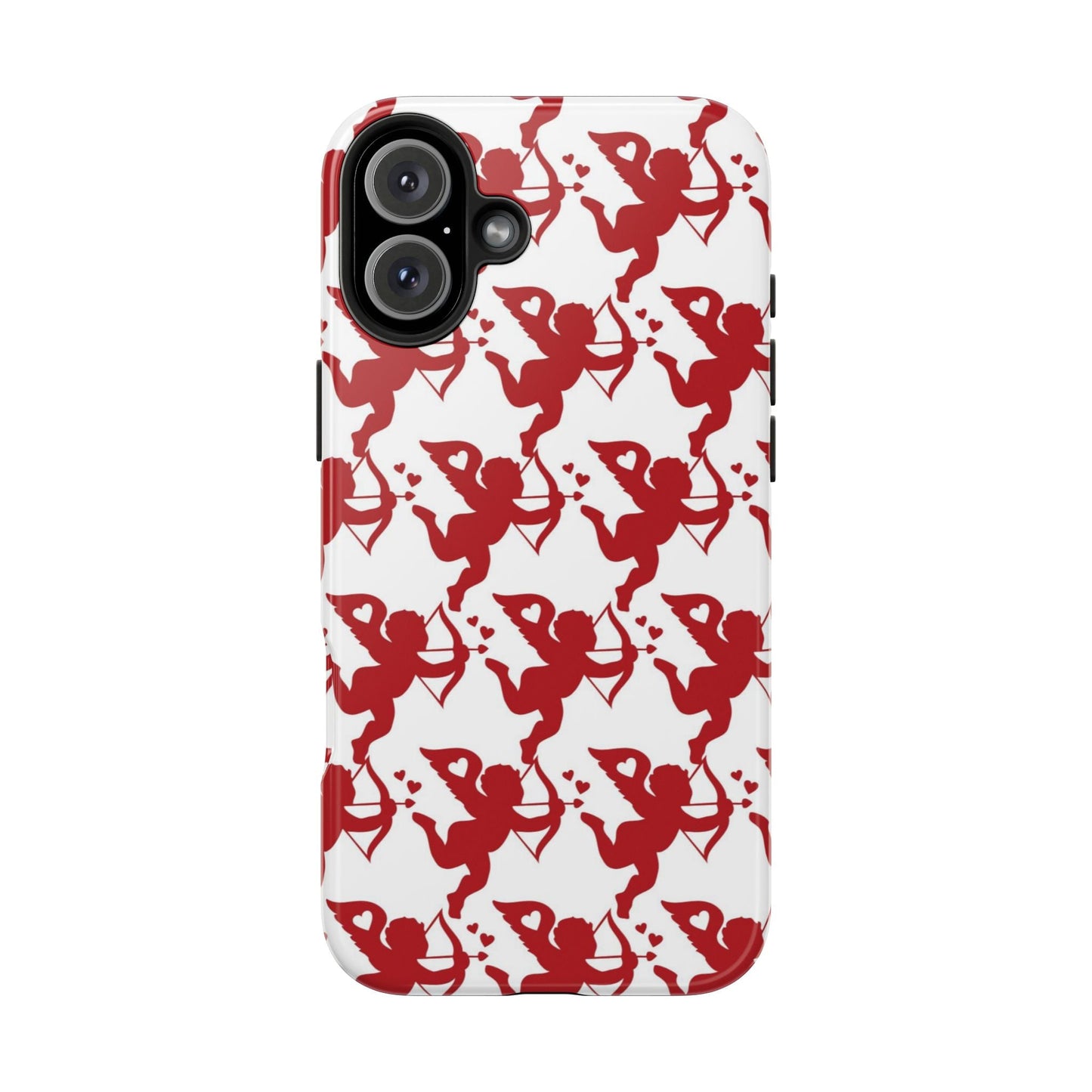 Red Cupid Love Pattern - iPhone Series Case - BOGO Cases