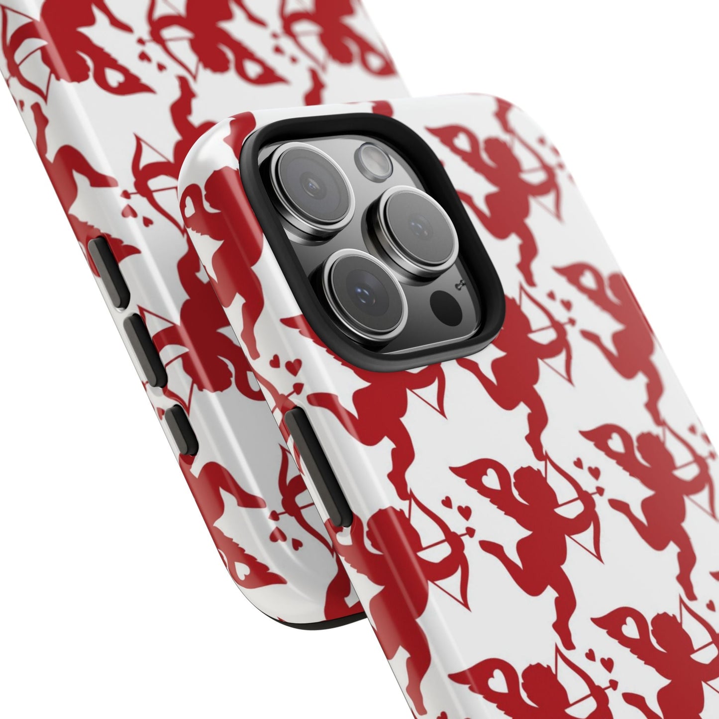 Red Cupid Love Pattern - iPhone Series Case - BOGO Cases