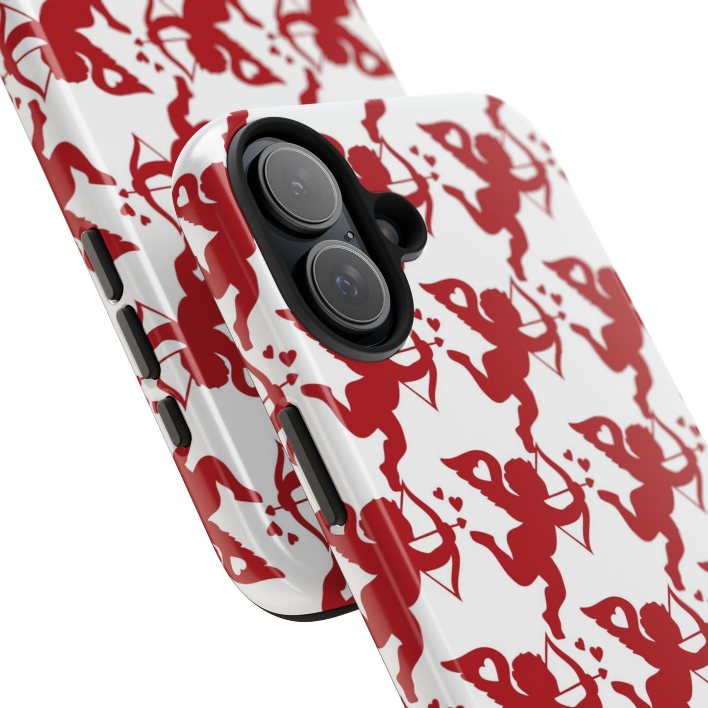 Red Cupid Love Pattern - iPhone Series Case - BOGO Cases