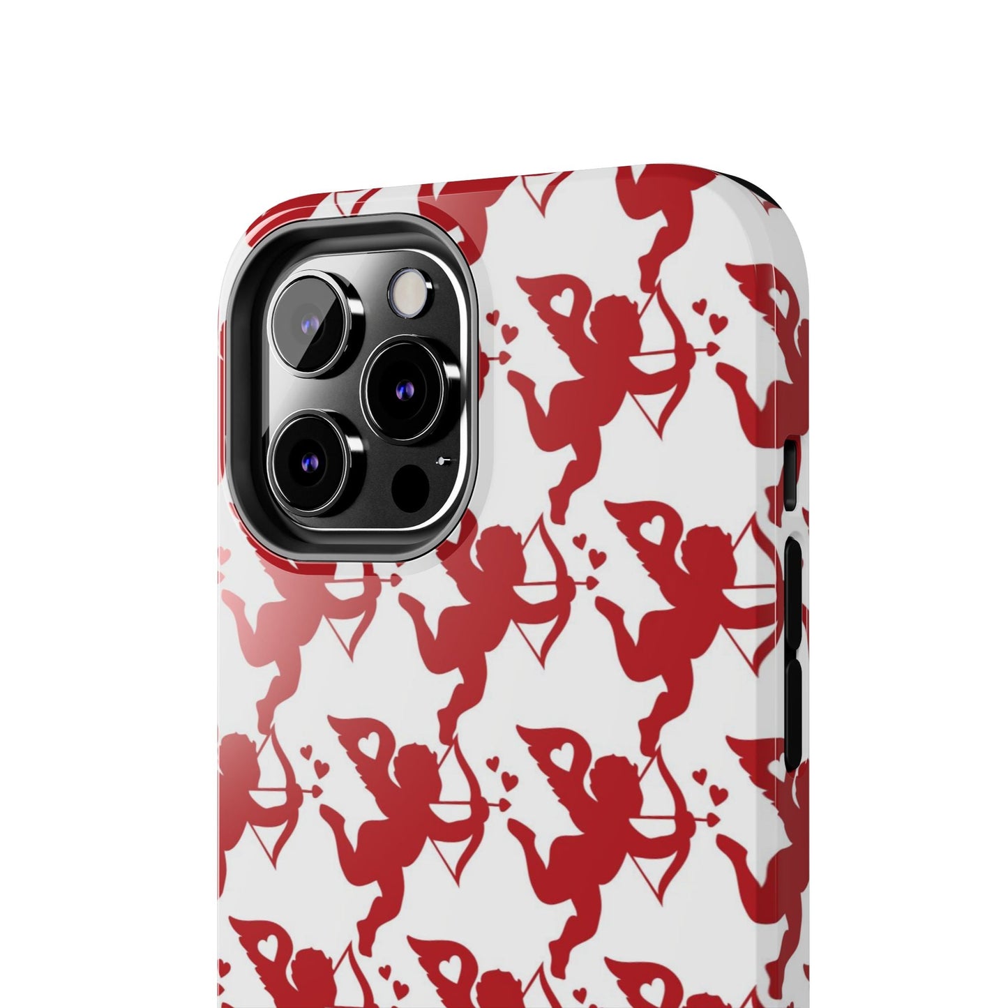 Red Cupid Love Pattern - iPhone Series Case - BOGO Cases