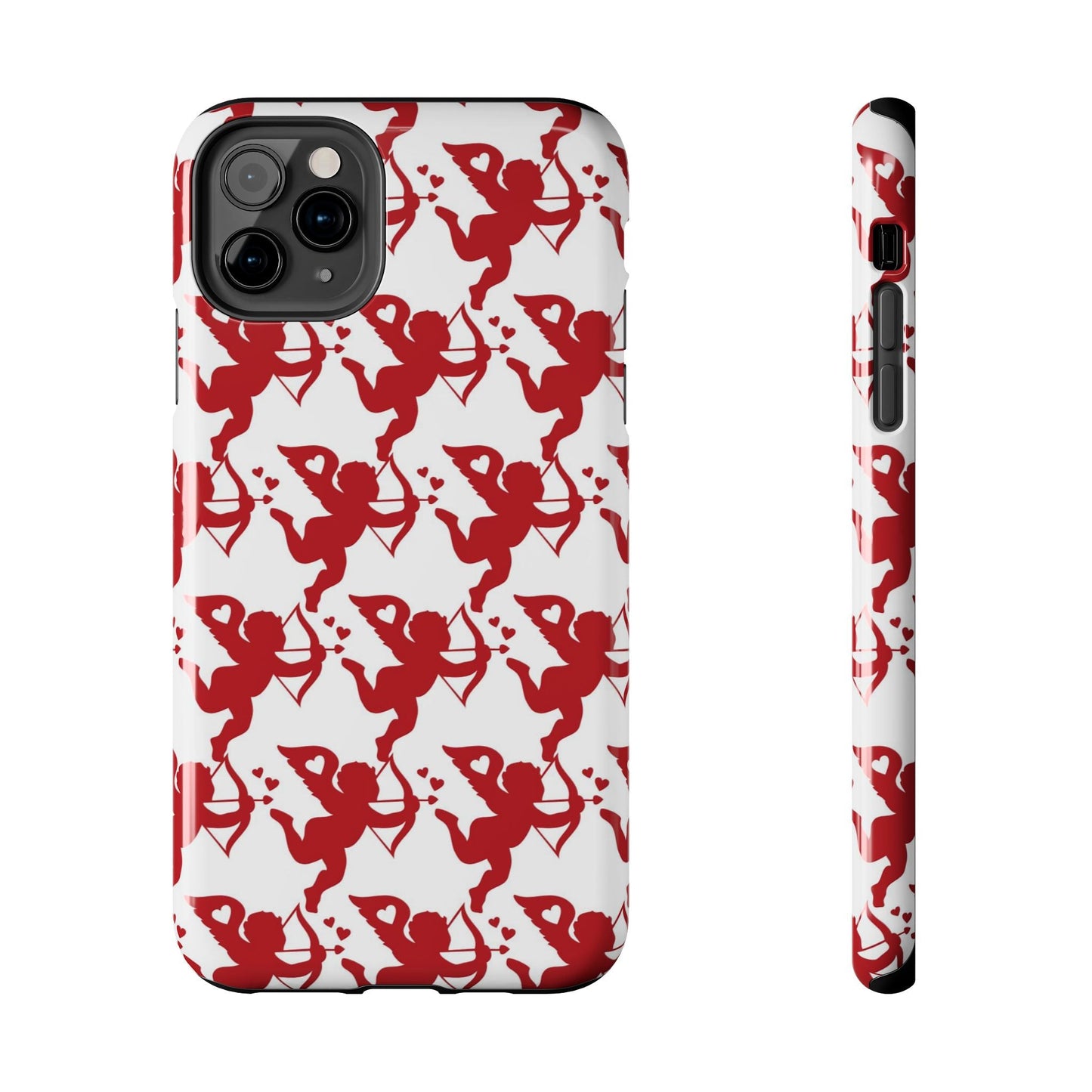 Red Cupid Love Pattern - iPhone Series Case - BOGO Cases