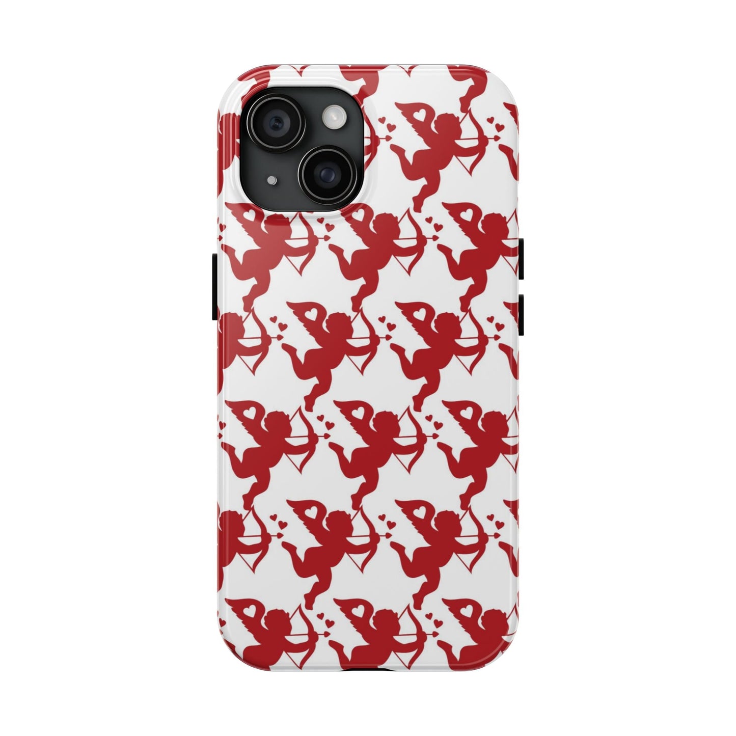Red Cupid Love Pattern - iPhone Series Case - BOGO Cases