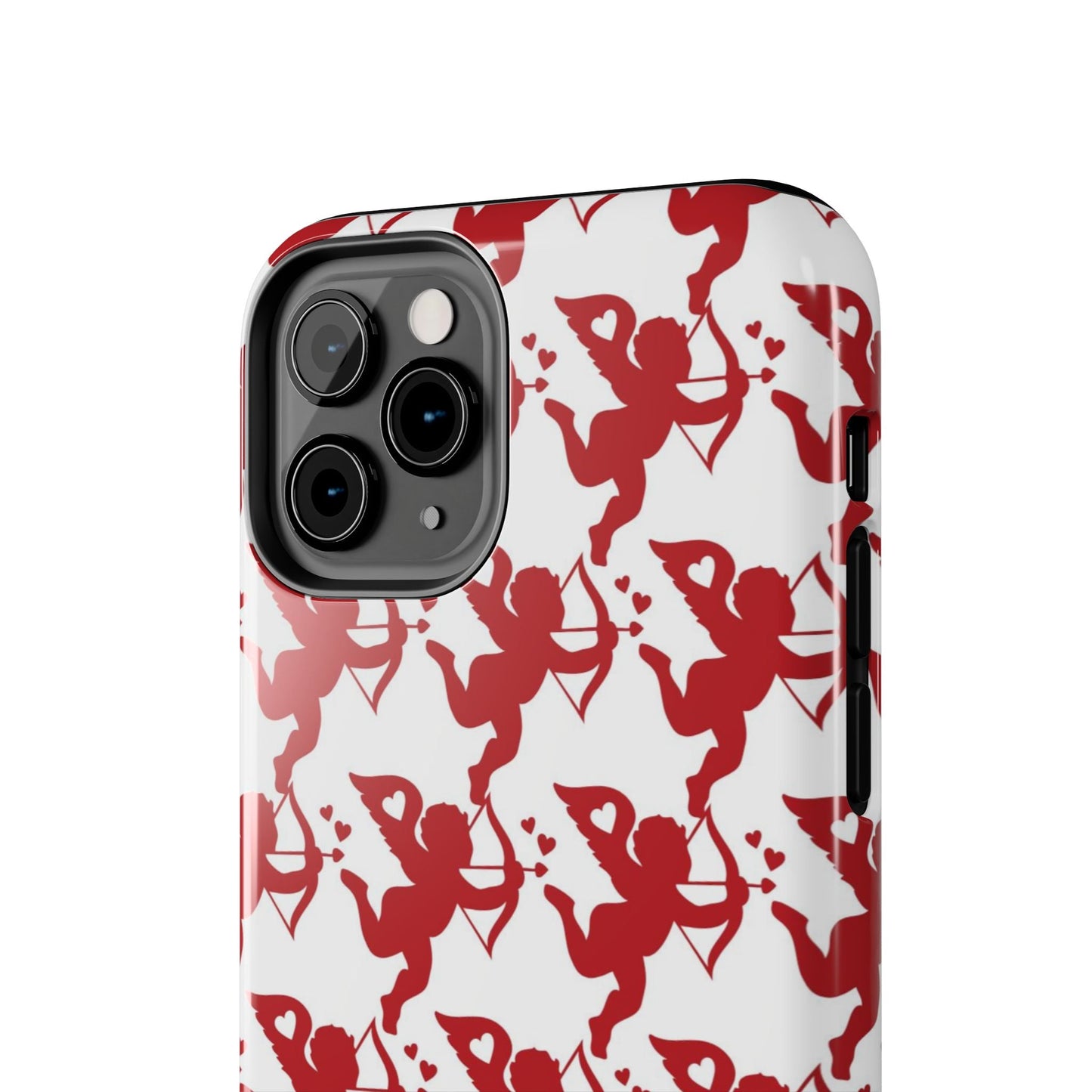 Red Cupid Love Pattern - iPhone Series Case - BOGO Cases
