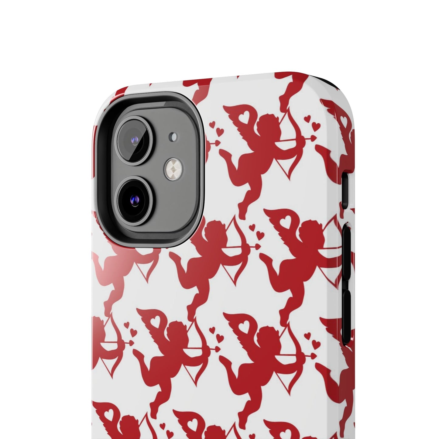Red Cupid Love Pattern - iPhone Series Case - BOGO Cases